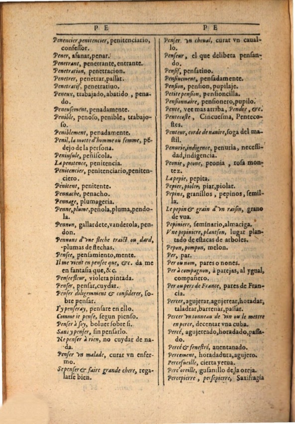1607 - Marc Orry - Trésor des deux langues espagnole et française (Première et Seconde parties) - ÖNB Wien