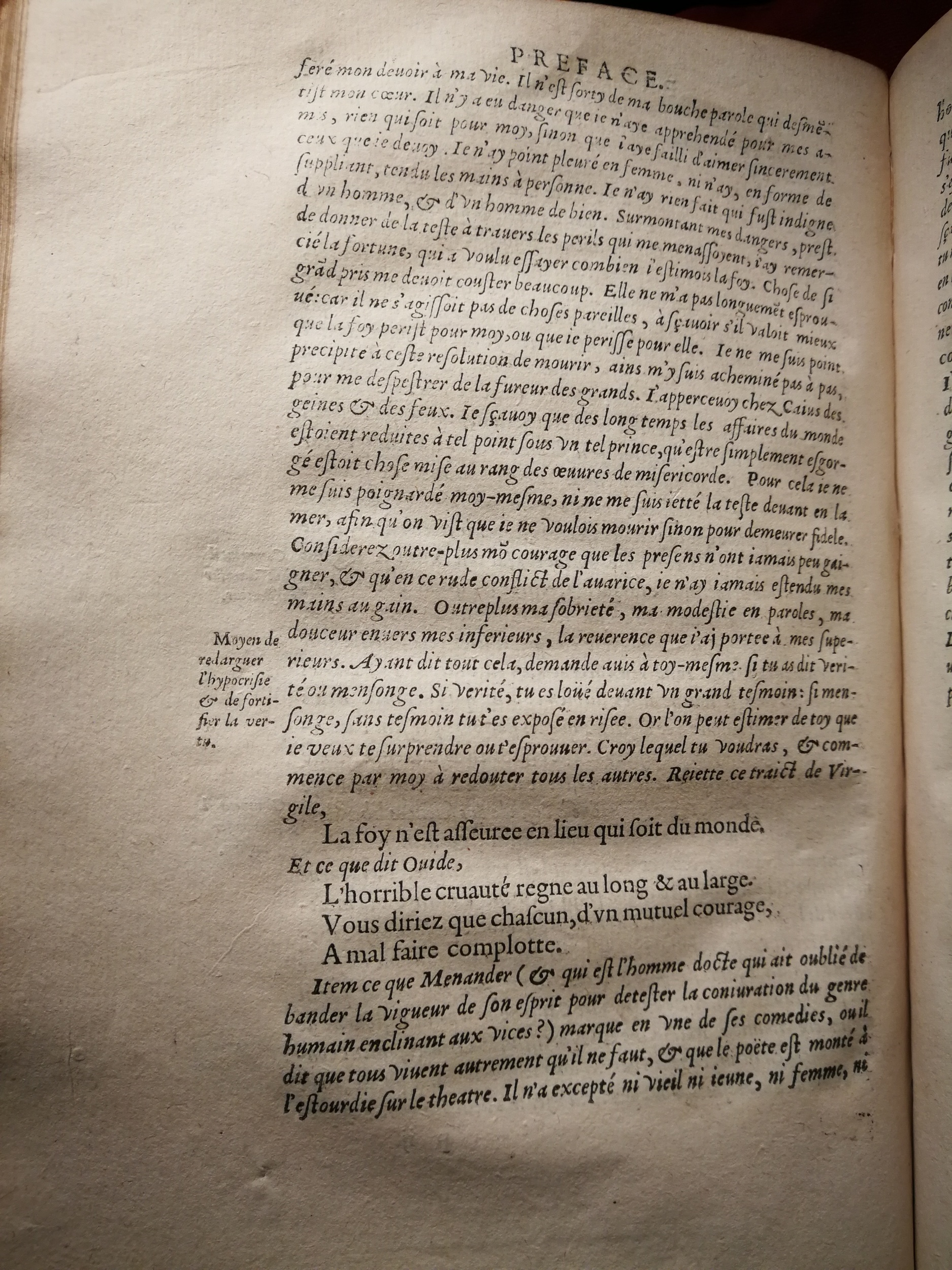 1595 - Jean Houzé - Œuvres morales et mêlées de Sénèque, Trésor de philosophie morale - T. 3 - BnF