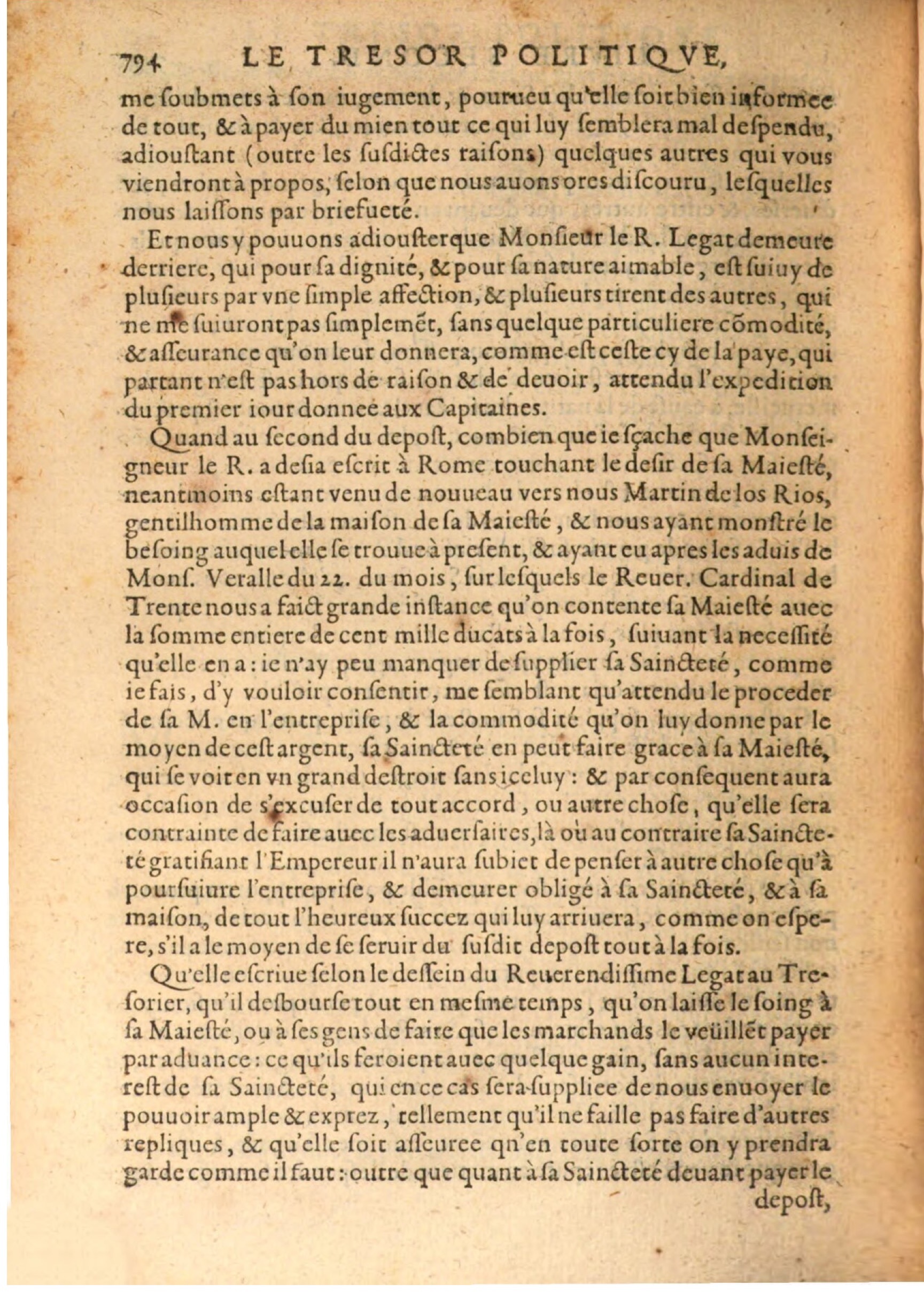 1608 - Pierre Chevalier - Trésor politique - BSB Munich