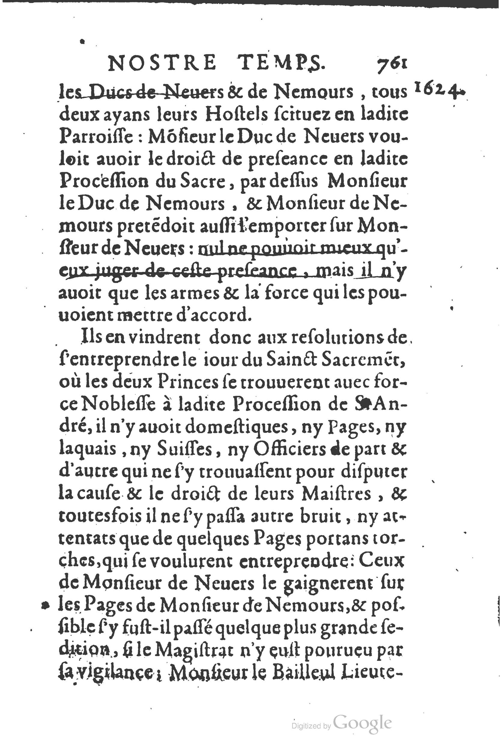 1626 - Joseph Bouillerot - Trésor de l’histoire générale de notre temps - BSB Munich