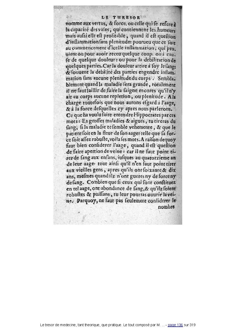 1560 - Pierre et Jan Moine - Trésor de médecine - Université Paris Cité