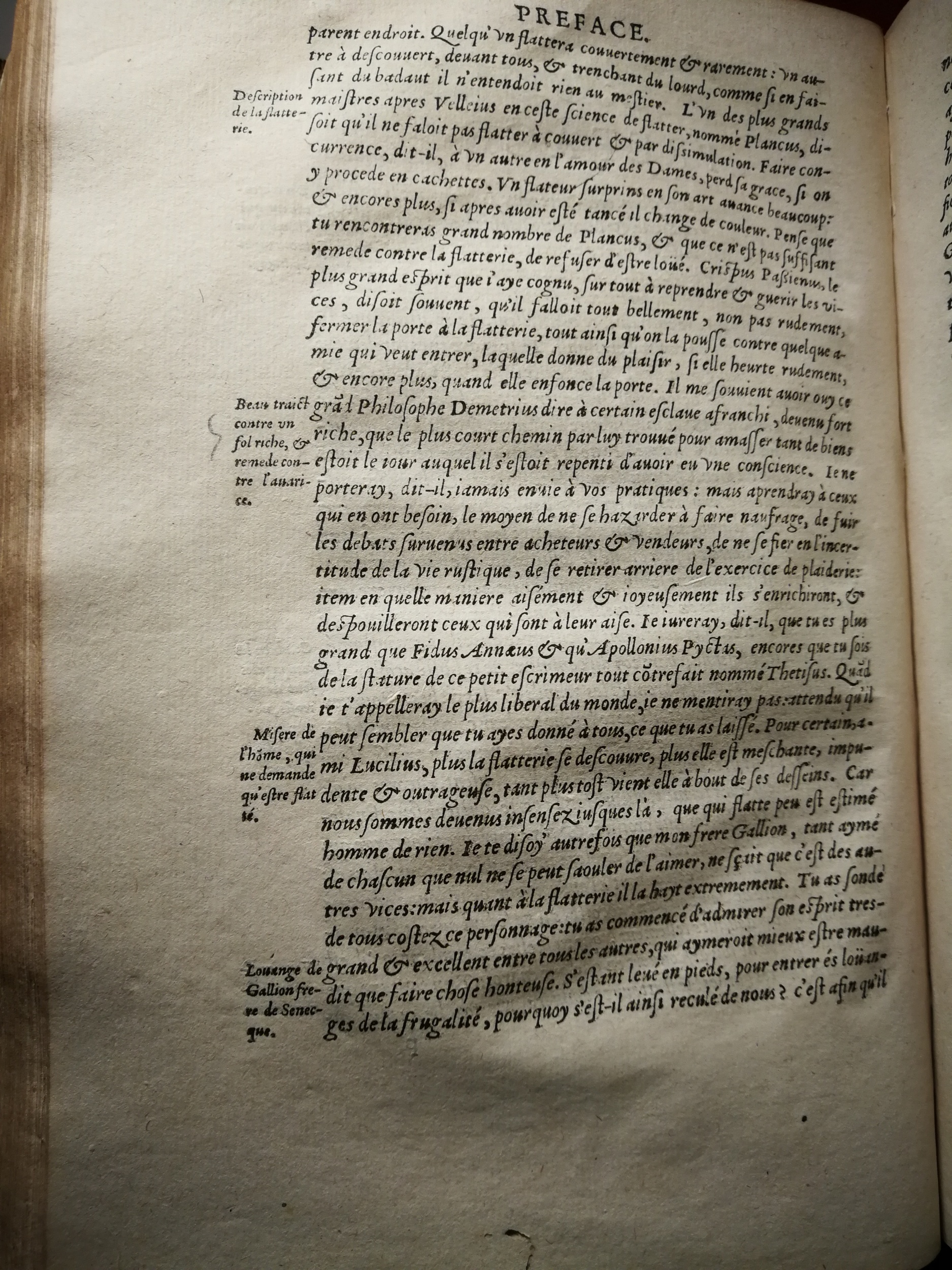 1595 - Jean Houzé - Œuvres morales et mêlées de Sénèque, Trésor de philosophie morale - T. 3 - BnF