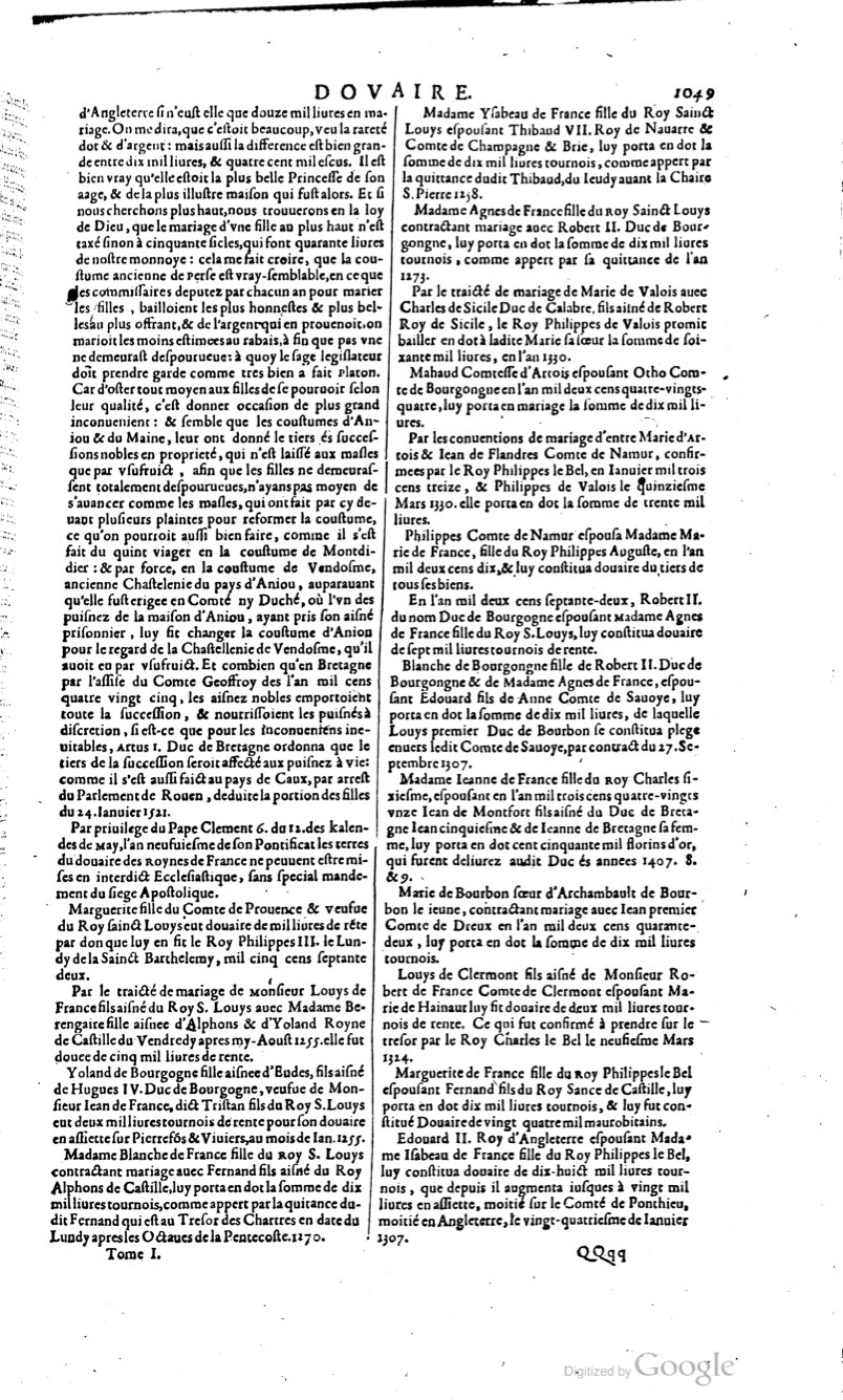 1629 - Veuve Nicolas Buon - Trésor du droit français (29620 T. 1) - BM Lyon