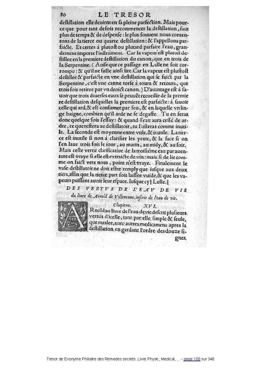 1555 - Balthazar Arnoullet - Trésor d’Évonyme Philiatre - Université Paris Cité