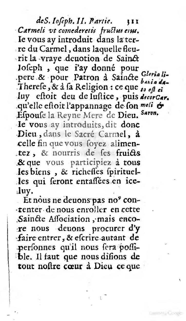 1646 - Jean Piot - Trésor inestimable de Saint-Joseph - BNC Rome