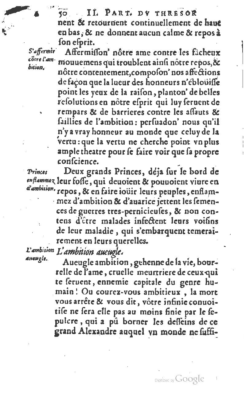1610 - Louis Coste - Trésor de l’éloquence française (Seconde partie) - BM Lyon