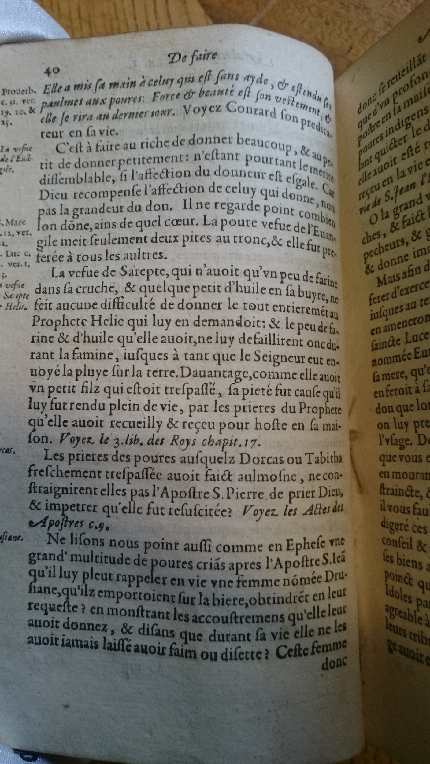 1585 - Jean Bogard - Trésor des faits et dits mémorables des hommes saints et illustres - Douai Quincy