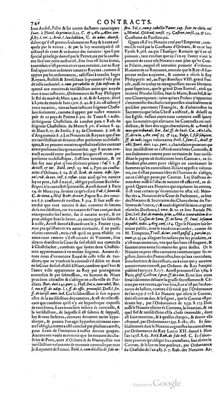 1629 - Veuve Nicolas Buon - Trésor du droit français (21754 T. 1) - BM Lyon