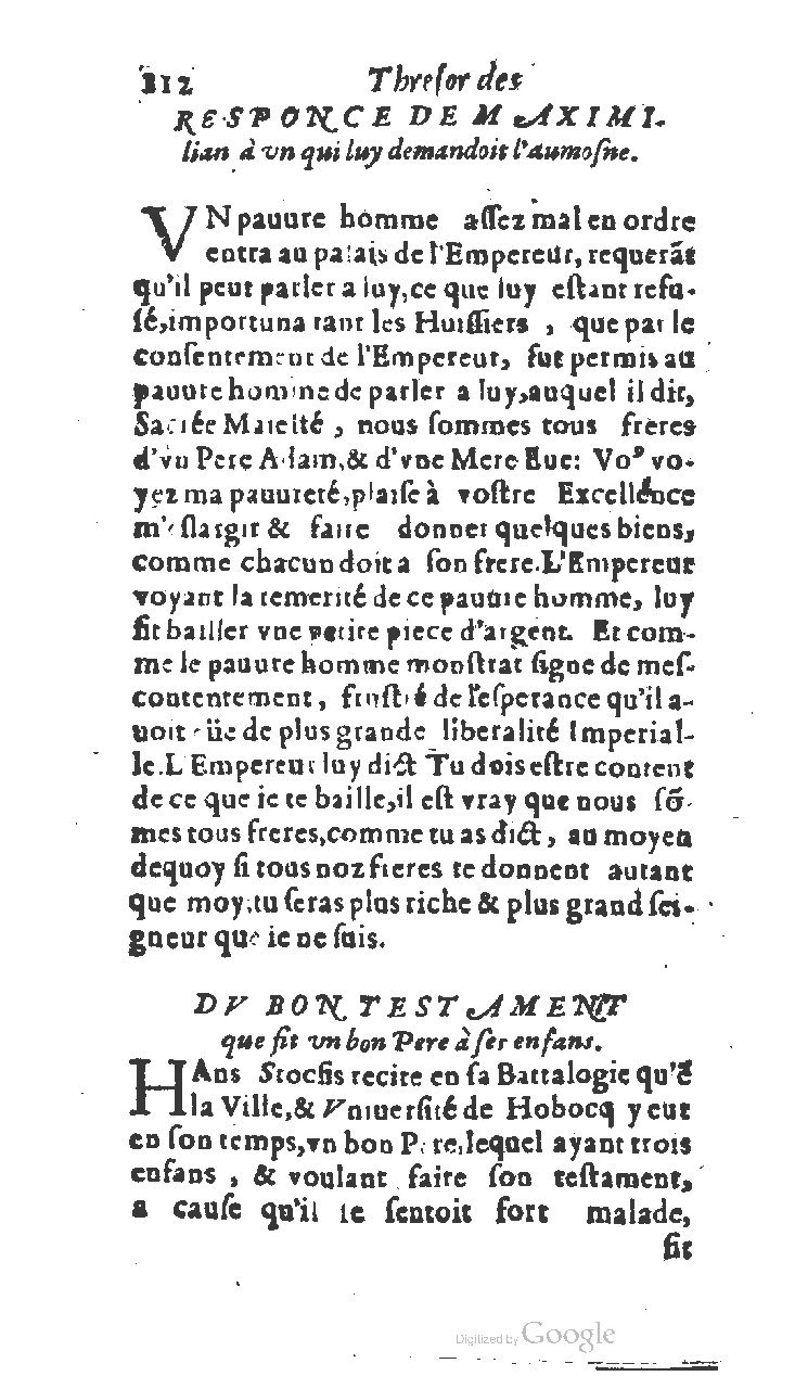 1611 - Jean Osmont - Trésor des récréations - BSB Munich