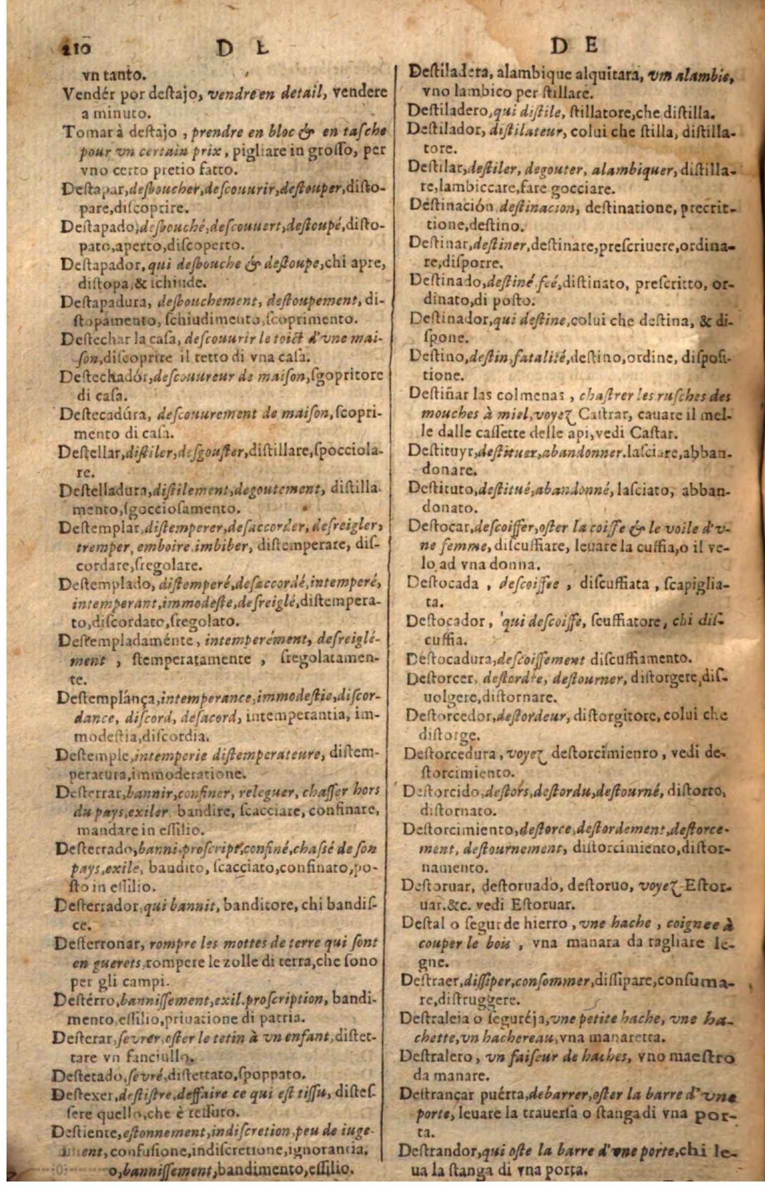 1644 - Jacques Crespin - Trésor des trois langues - Passau