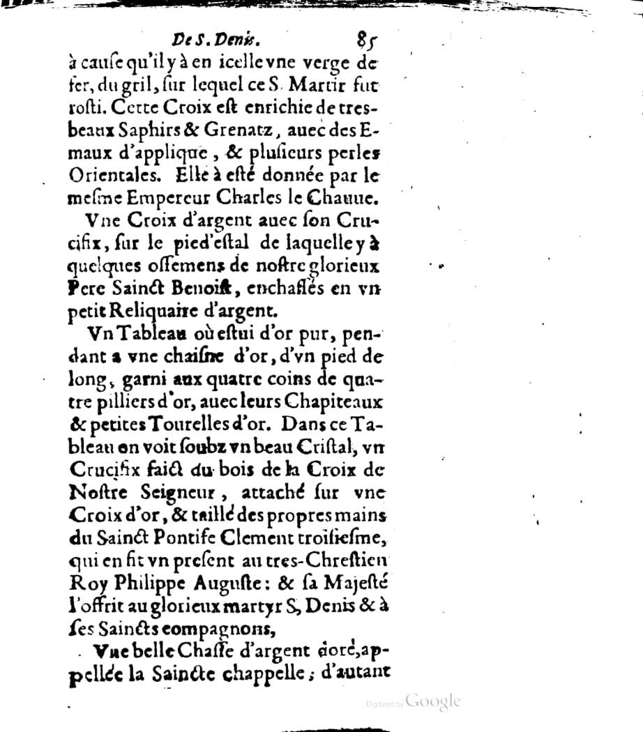 1636 - Jean Billaine - Trésor sacré ou inventaire des saintes reliques - British Library
