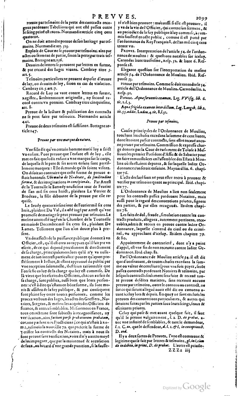 1629 - Veuve Nicolas Buon - Trésor du droit français (29620 T. 2) - BM Lyon