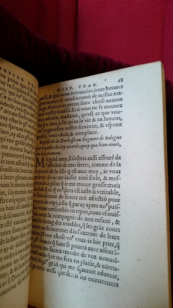 1581 - Pierre Le Voirier et Gervais Mallot - Trésor des histoires tragiques - BnF Richelieu