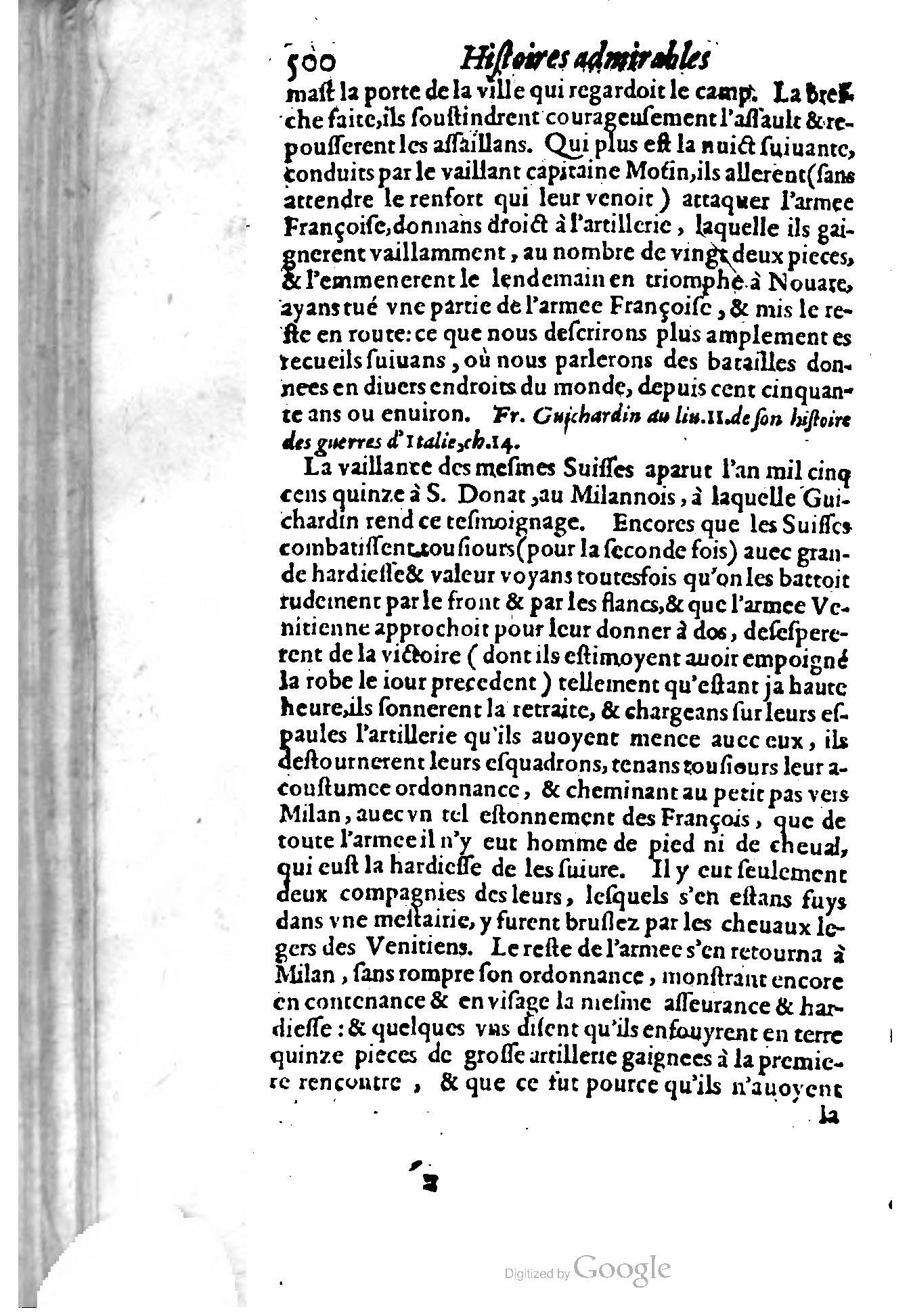 1620 - Samuel Crespin - Trésor d’histoires admirables et mémorables - BCU Lausanne