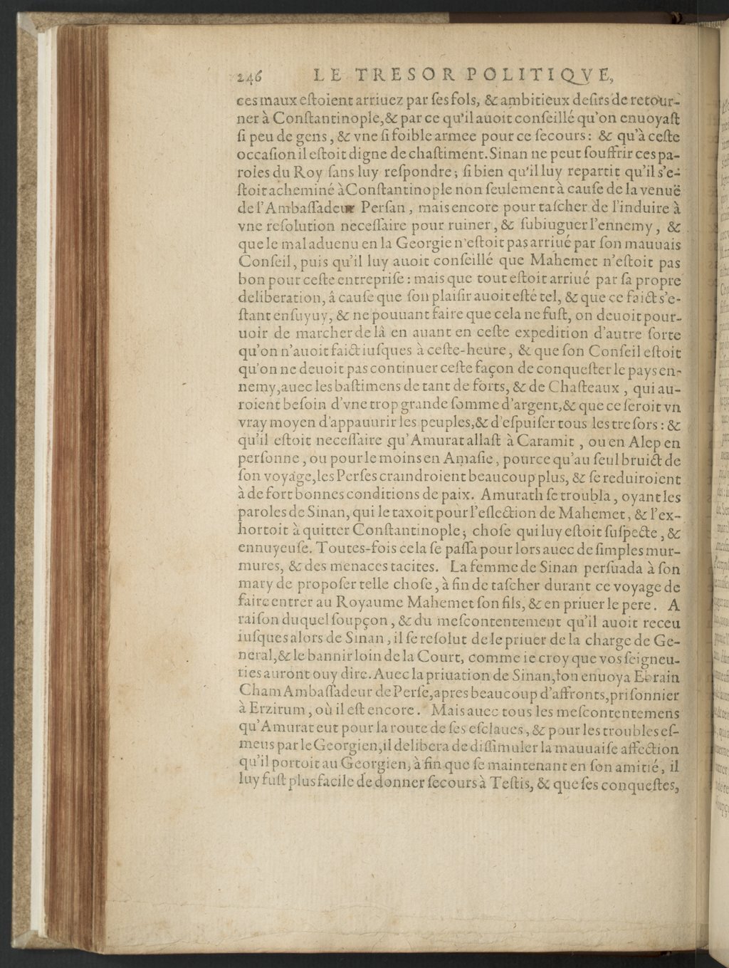 1608 - Nicolas Du Fossé - Trésor politique - BnF Tolbiac