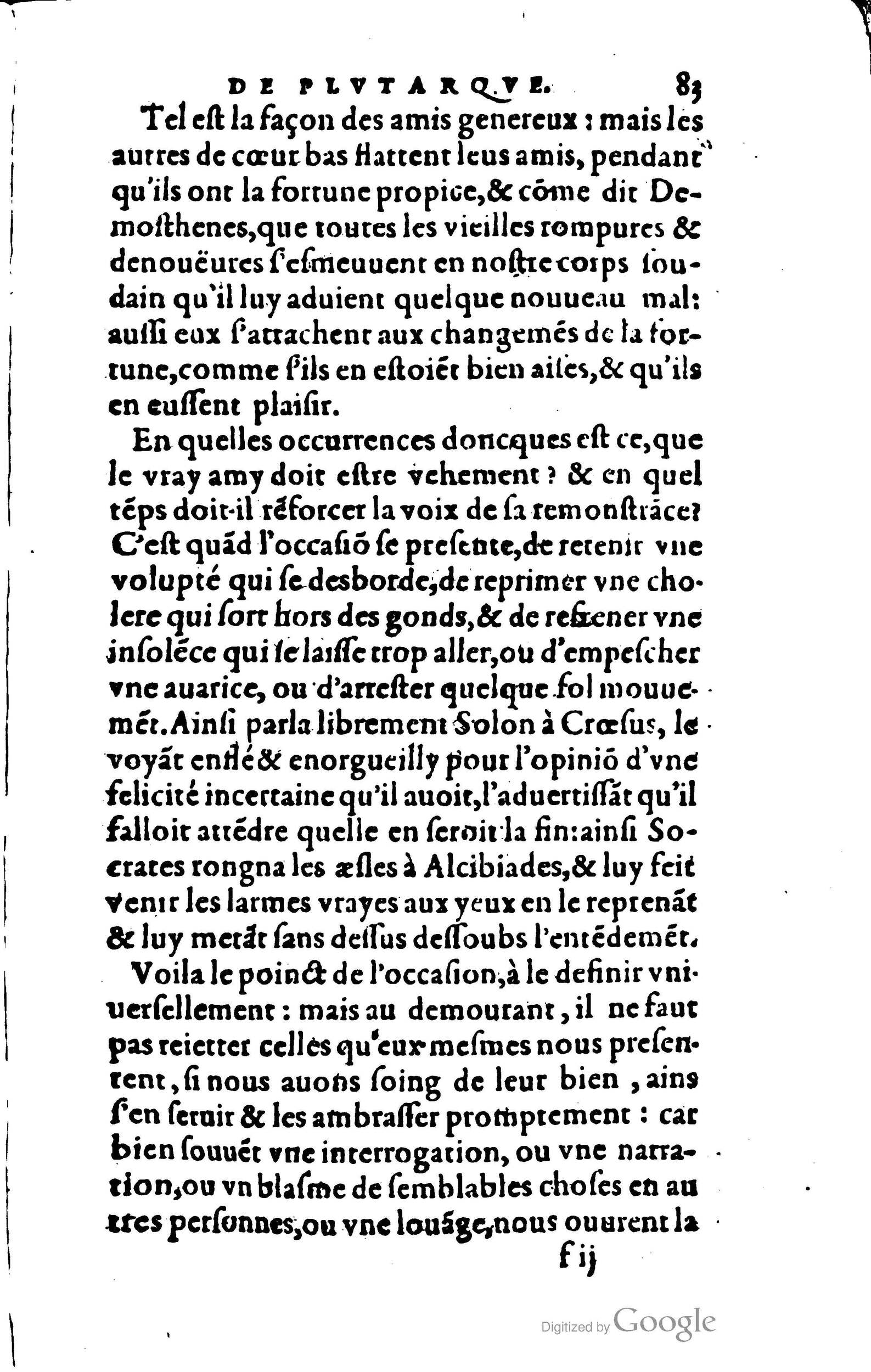 1578 - Jean Poupy - Trésor des morales de Plutarque - BSB Munich