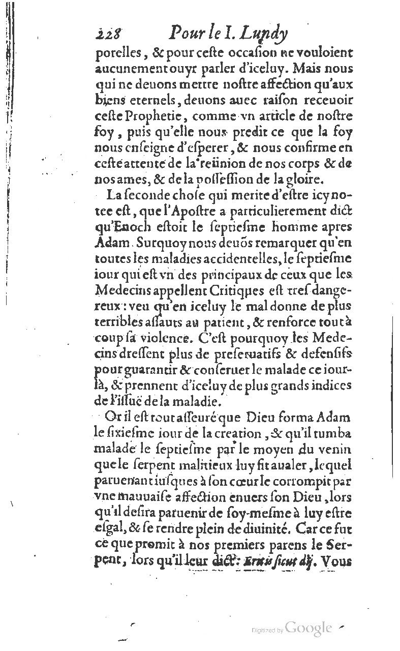 1607 - Nicolas Du Fossé - Trésor quadragésimal - T 01 - BM Lyon