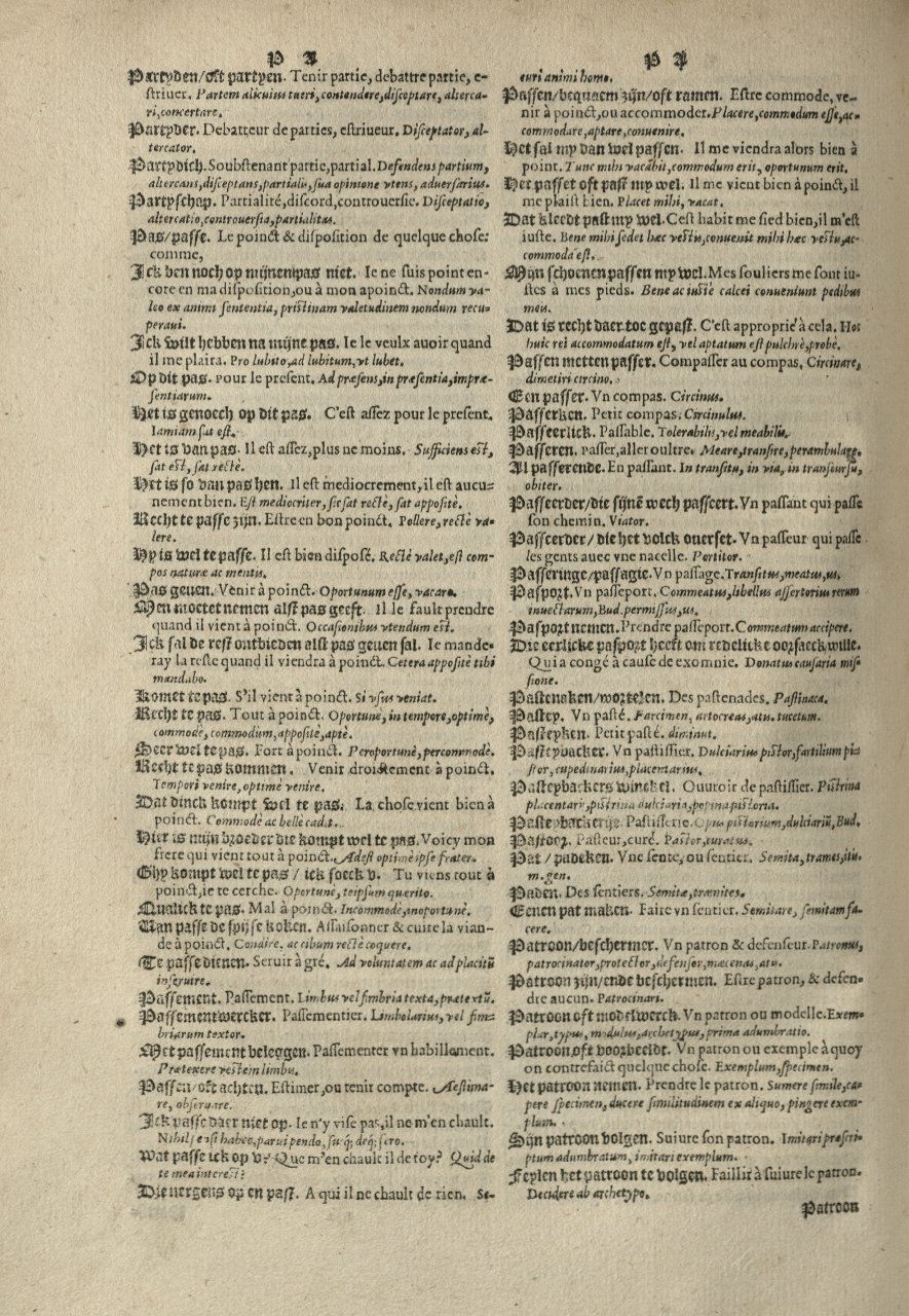 1573 - Christophe Plantin - Trésor du langage bas-allemand - Greifswald