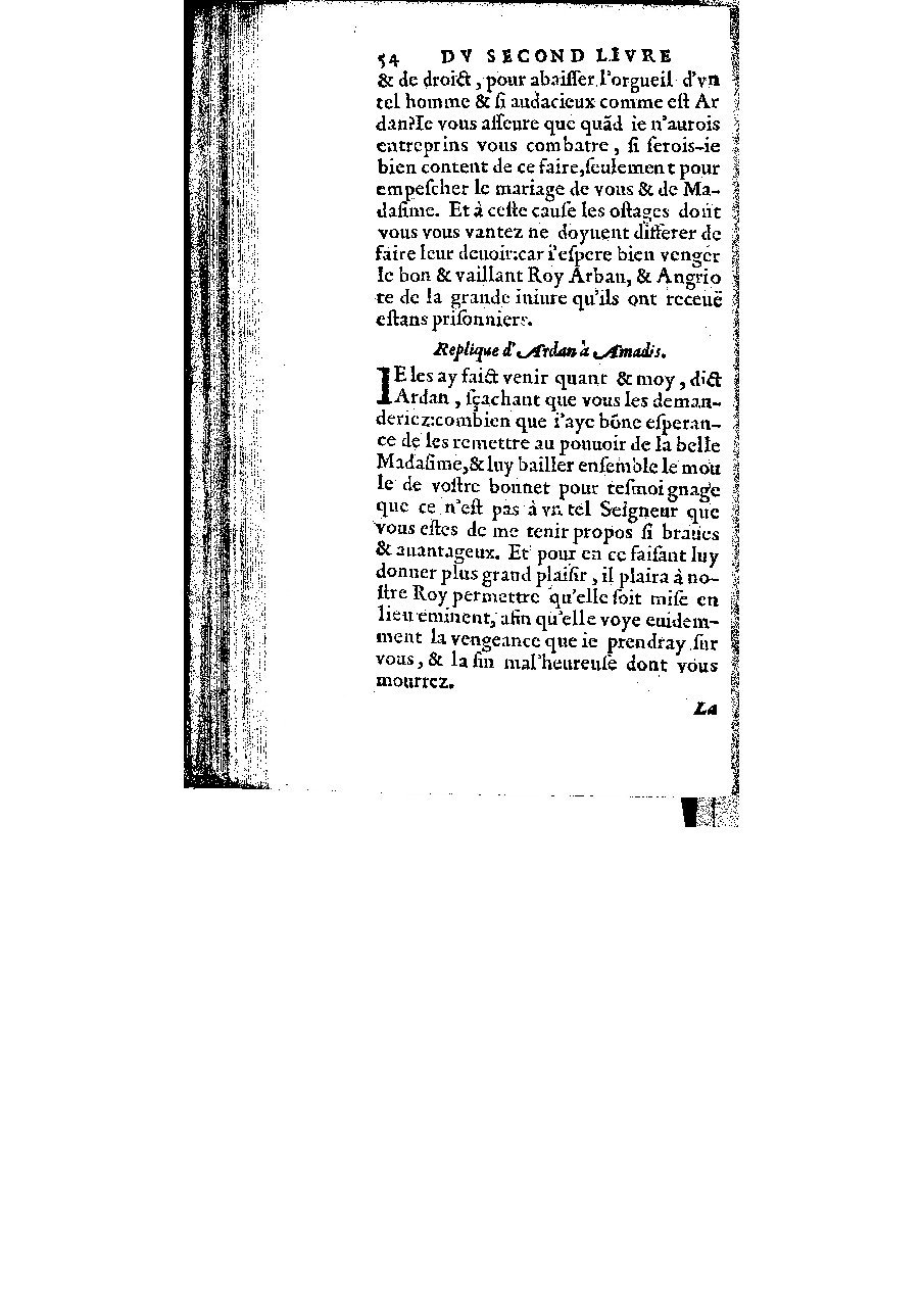 1572 - Veuve Gabriel Cotier - Trésor des Amadis - BM Lyon