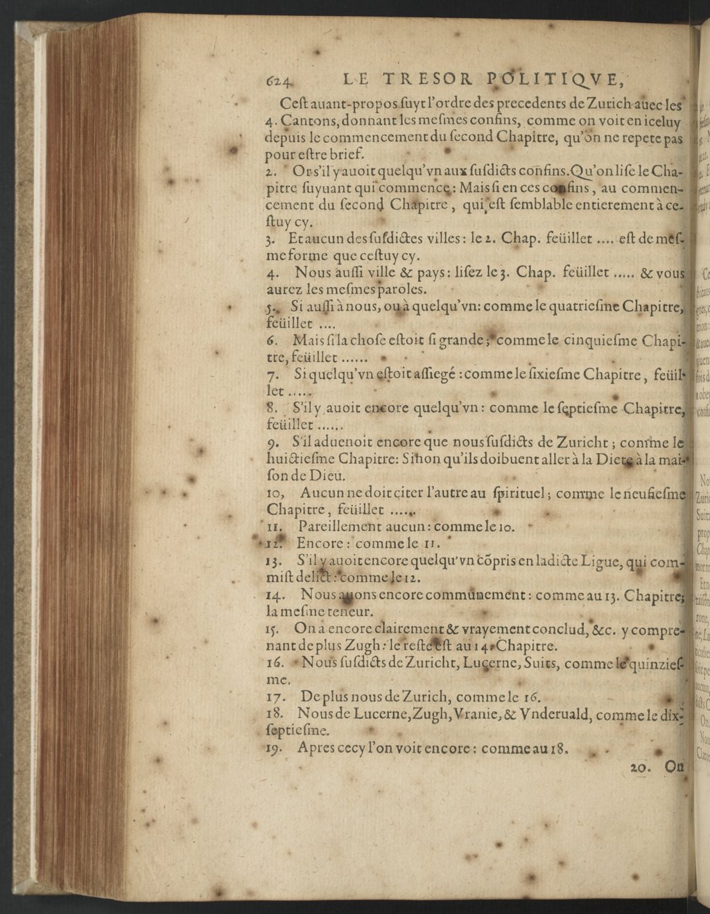 1608 - Nicolas Du Fossé - Trésor politique - BnF Tolbiac