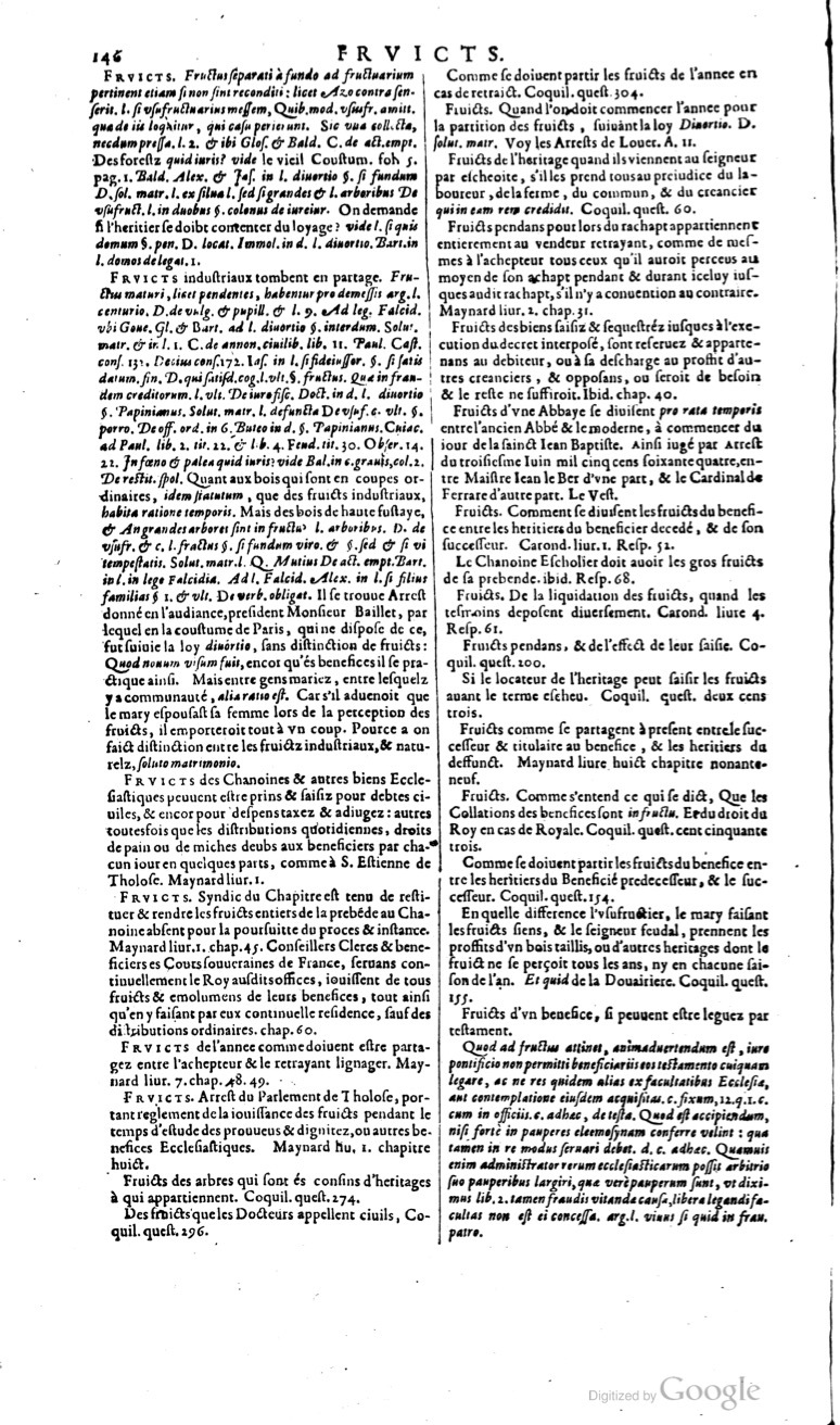 1629 - Veuve Nicolas Buon - Trésor du droit français (29620 T. 2) - BM Lyon