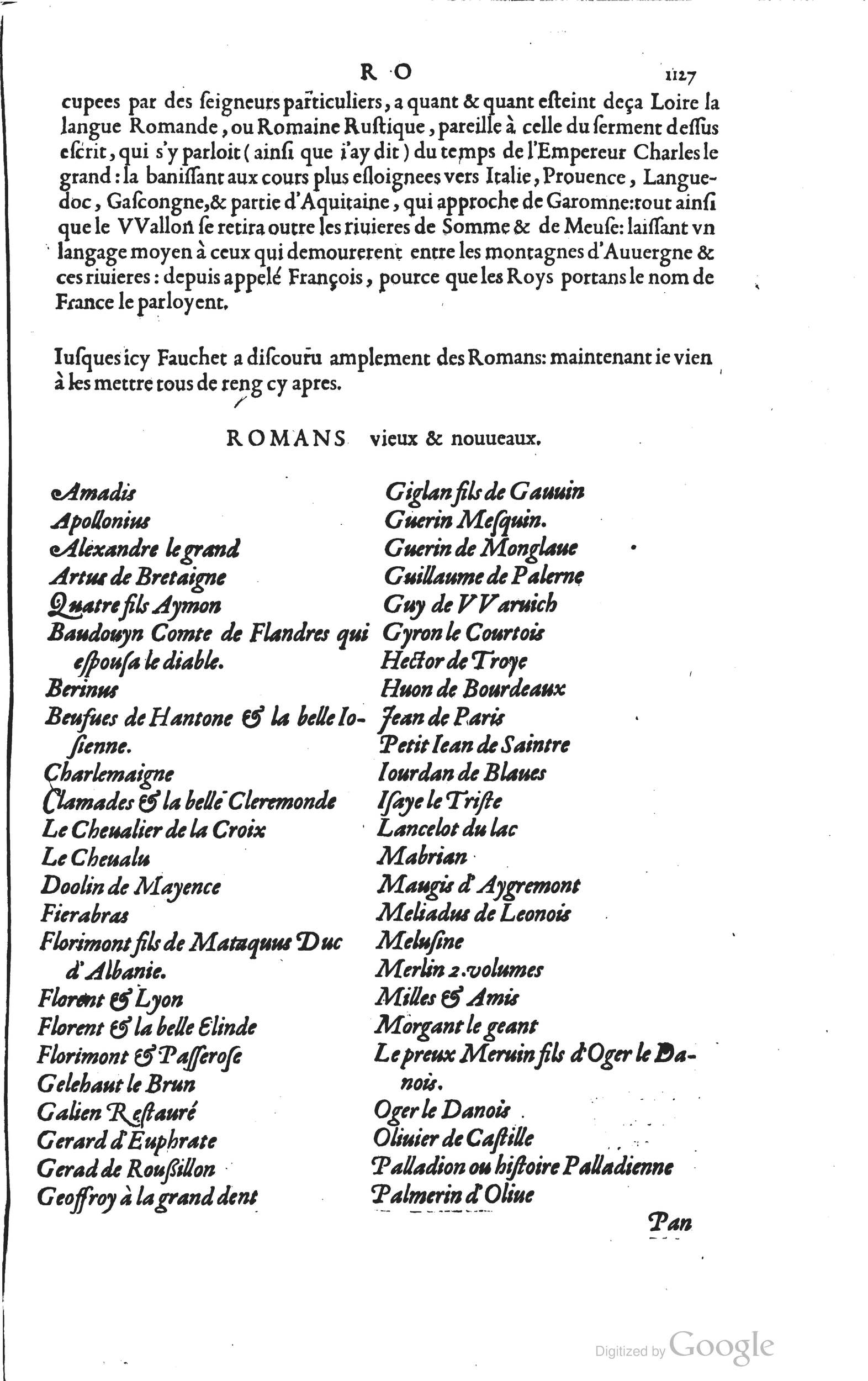 1585 - Barthélemy Honorat - Bibliothèques françaises - BSB Munich