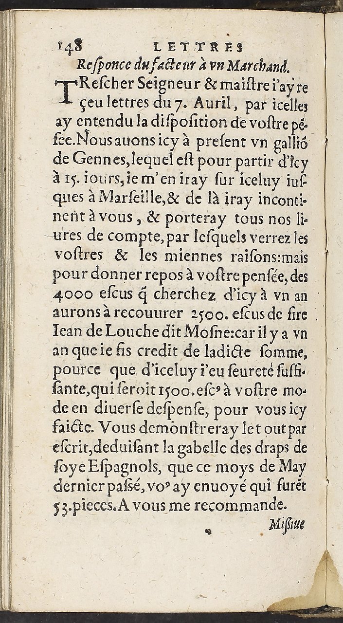 1597 - Jean Osmont - Trésor des secrétaires - Brno