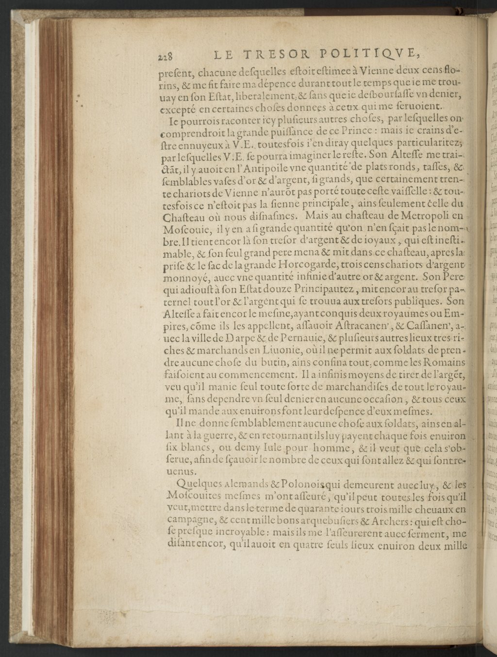 1608 - Nicolas Du Fossé - Trésor politique - BnF Tolbiac