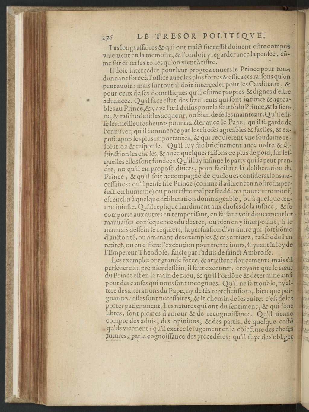 1608 - Nicolas Du Fossé - Trésor politique - BnF Tolbiac