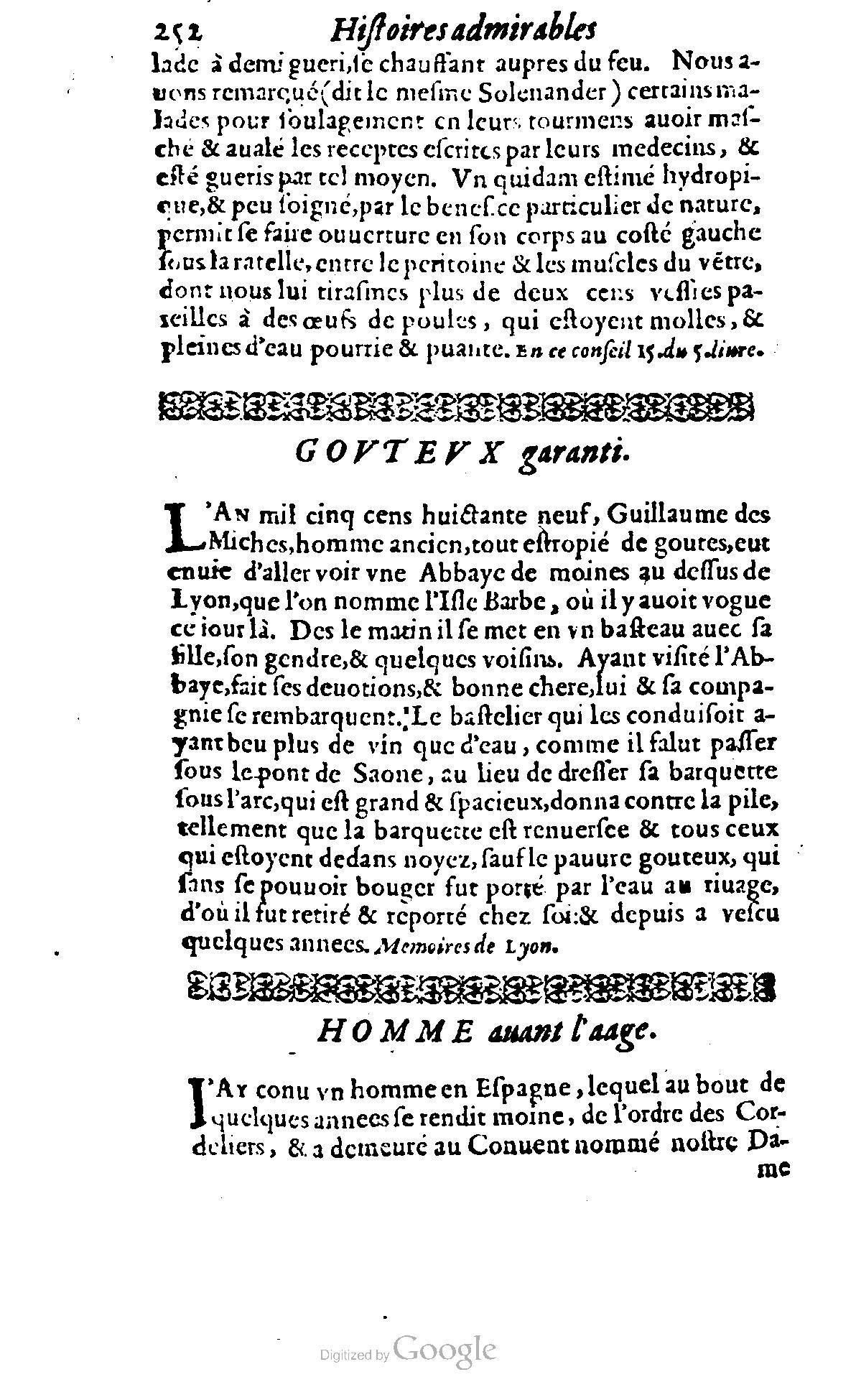 1620 - Samuel Crespin - Trésor d’histoires admirables et mémorables - BCU Lausanne