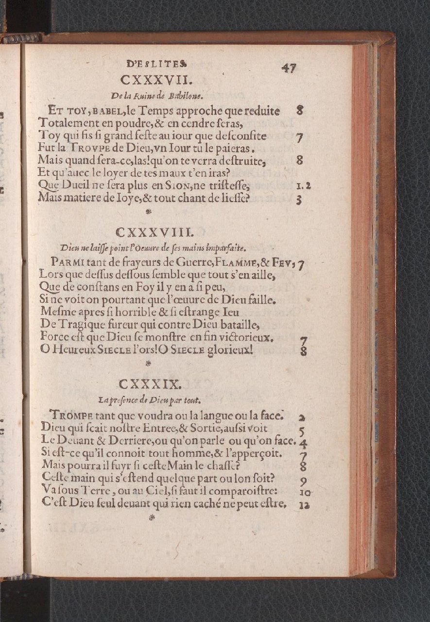 1577 - Jean de Laon - Trésor des 150 psaumes de David - Genève