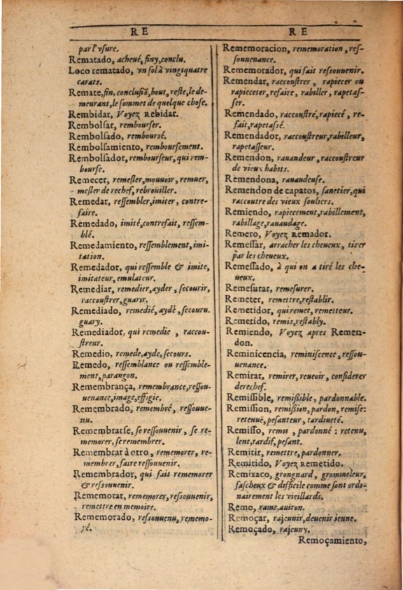 1607 - Marc Orry - Trésor des deux langues espagnole et française (Première et Seconde parties) - ÖNB Wien