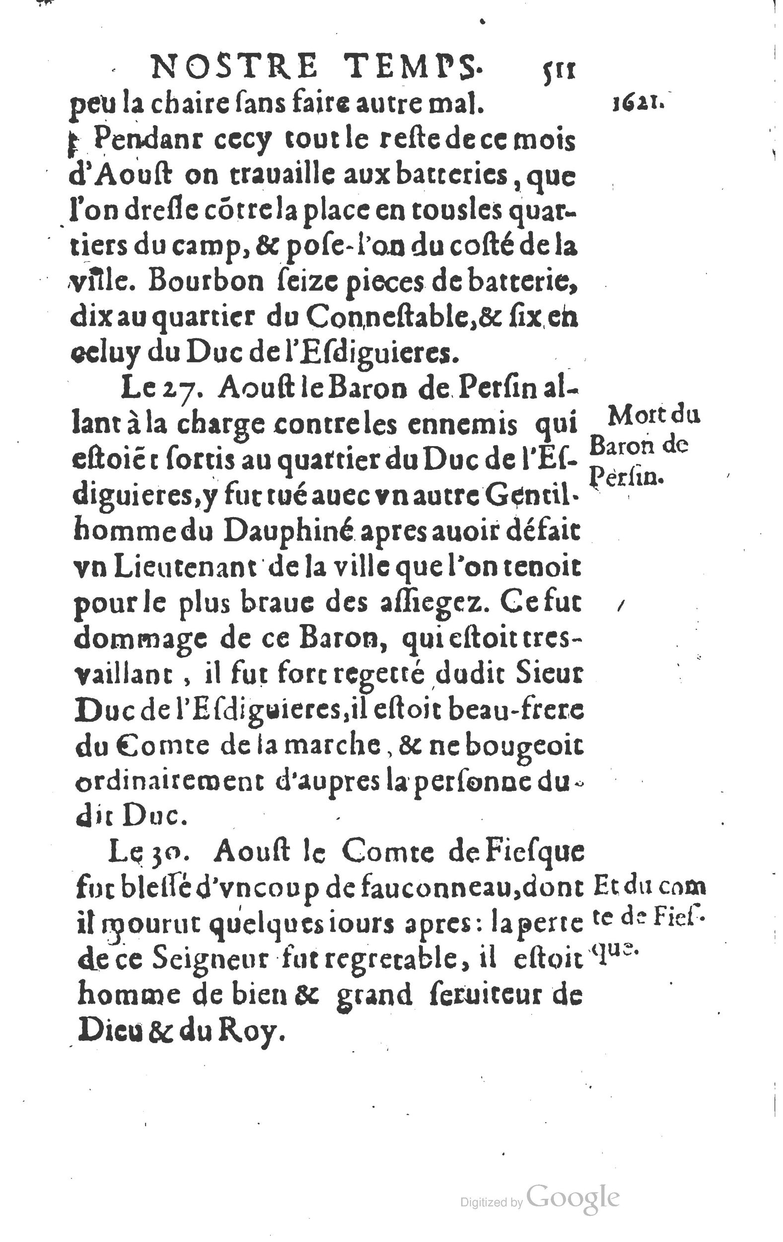 1624 - Joseph Bouillerot - Trésor de l’histoire générale de notre temps - BM Lyon 1624 - Joseph Bouillerot - Trésor de l’histoire générale de notre temps - BM Lyon