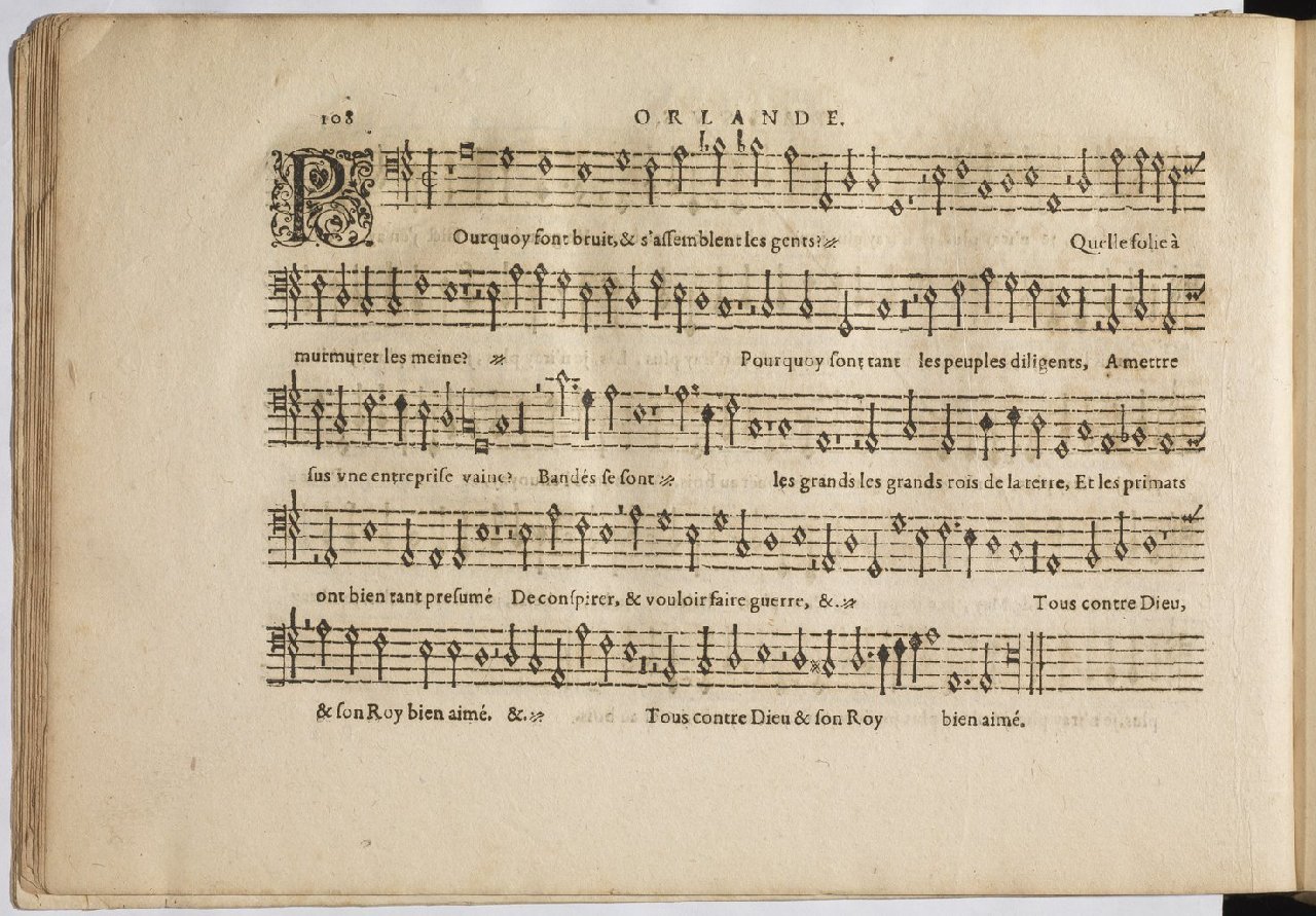 1594 - Paul Marceau - Trésor de musique d&#039;Orlande de Lassus, Superius, Bassus, Tenor, Quinta pars - BnF