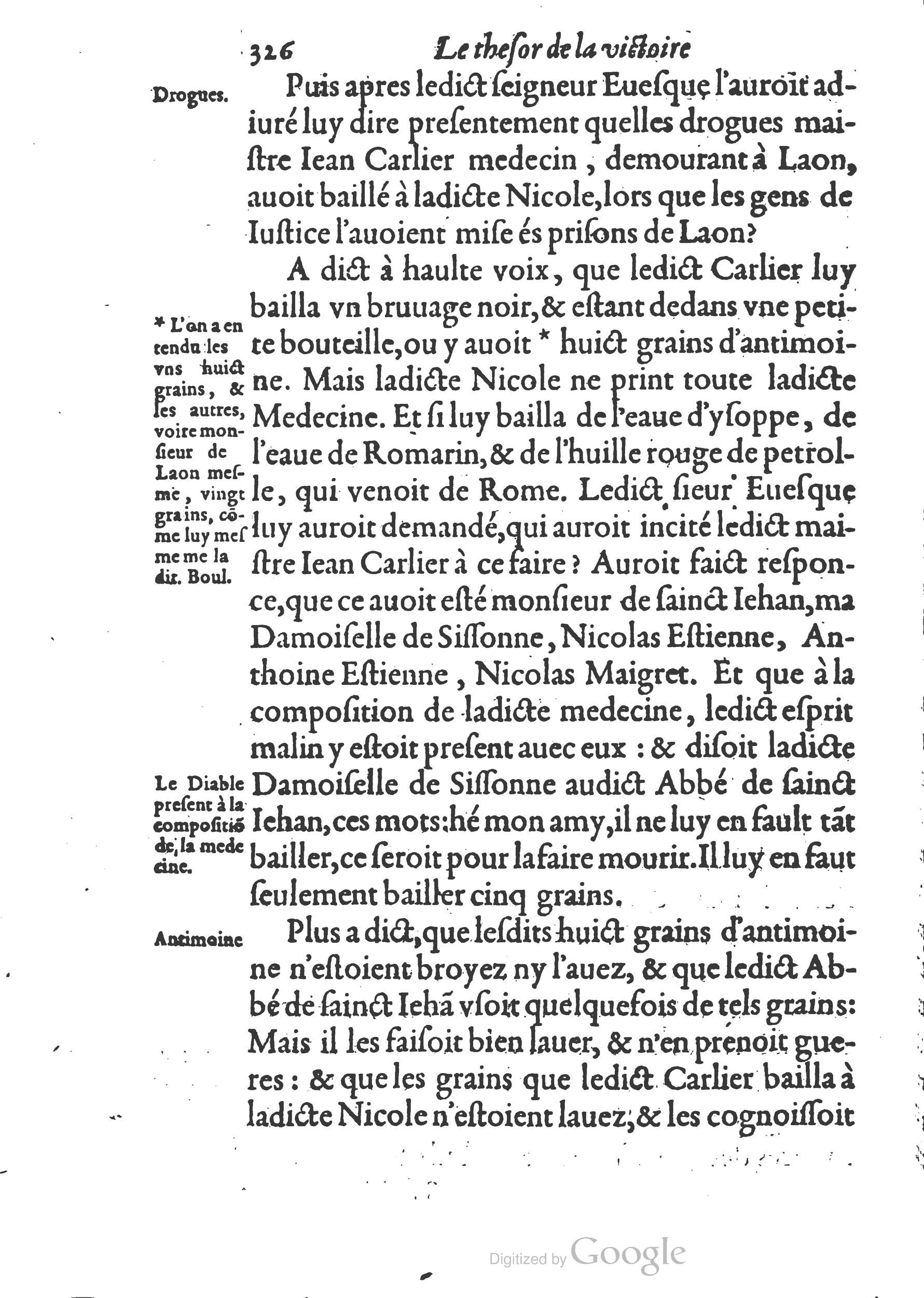1578 - Nicolas Chesneau - Trésor et entière histoire de la triomphante victoire du corps de Dieu sur l’esprit malin - British Library 1578 - Nicolas Chesneau - Trésor et entière histoire de la triomphante victoire du corps de Dieu sur l’esprit malin - British Library