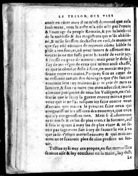 1574 - Benoît Rigaud - Trésor des vies de Plutarque - Avignon
