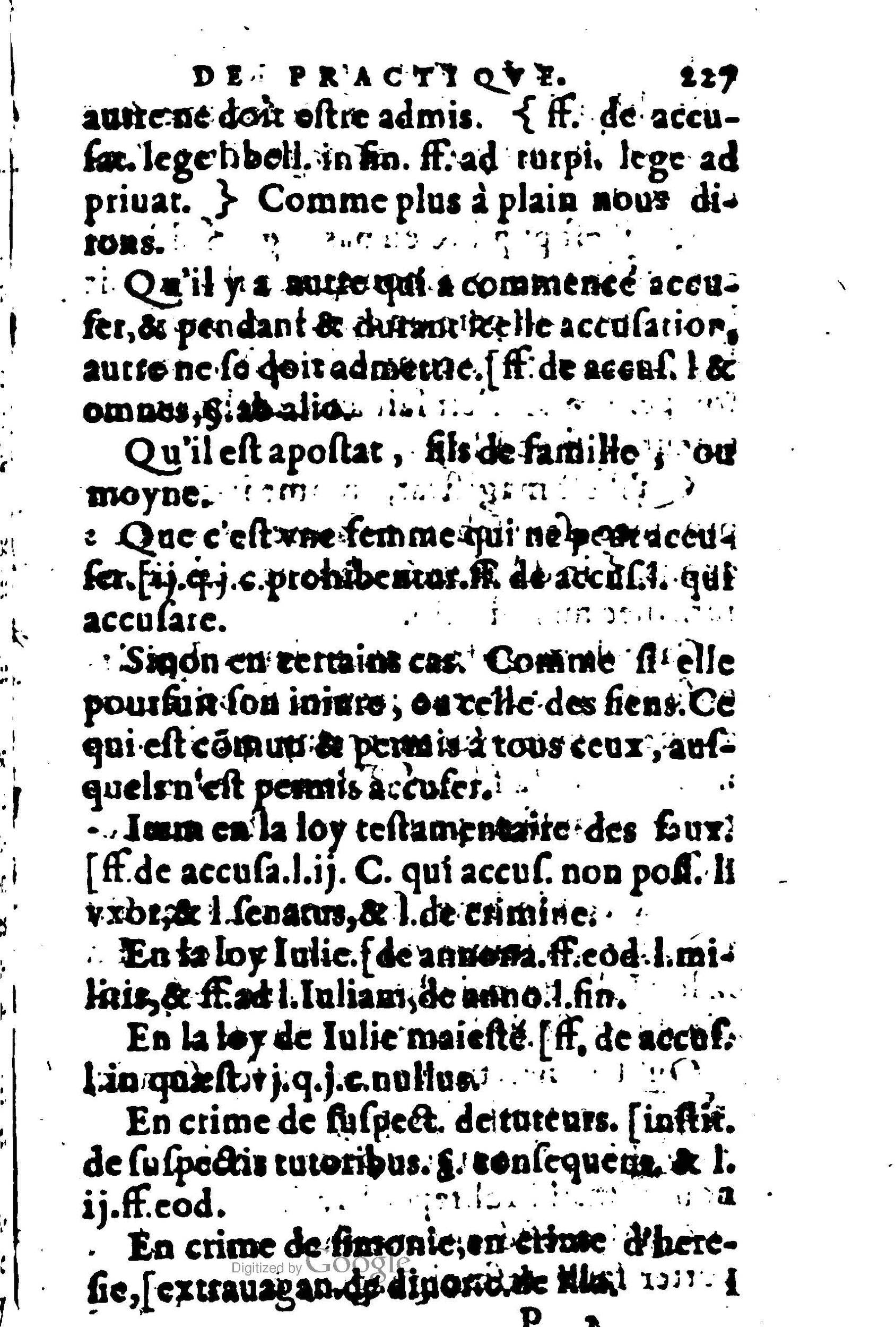 1605 - Pierre Rigaud - Trésor de pratique pour les juges - BM Lyon 1605 - Pierre Rigaud - Trésor de pratique pour les juges - BM Lyon