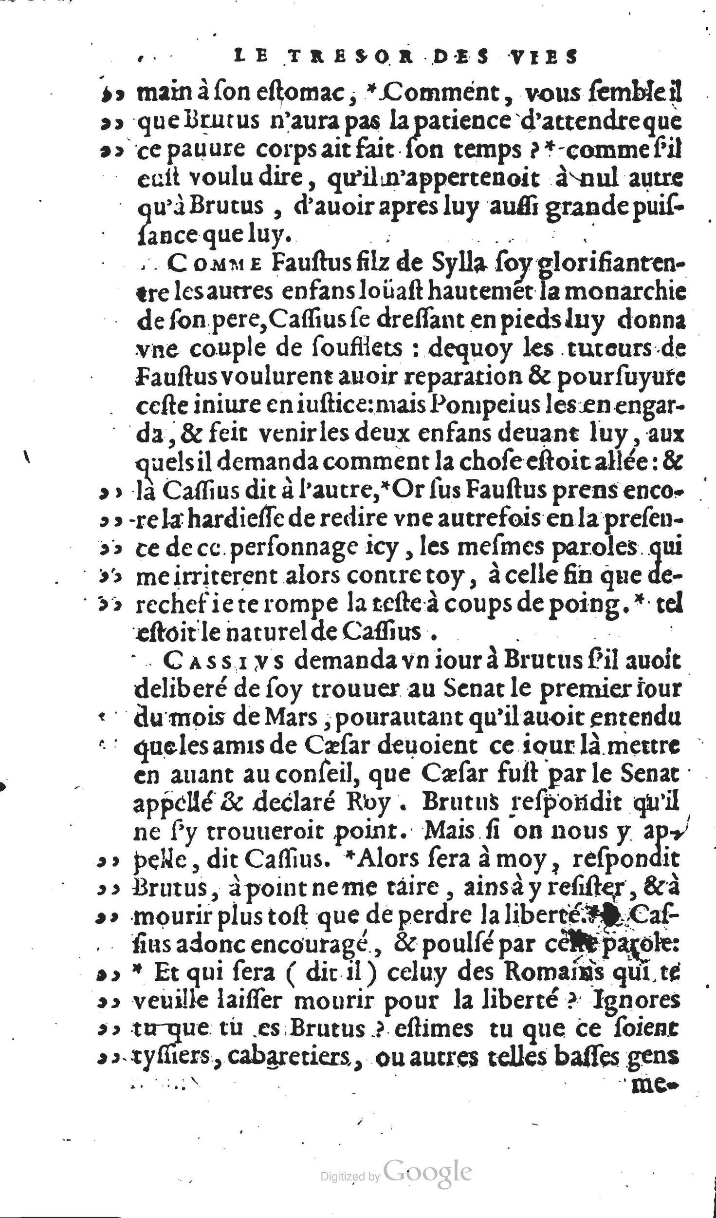 1567 - Willem Silvius - Trésor des vies de Plutarque - Anvers Musée Plantin-Moretus