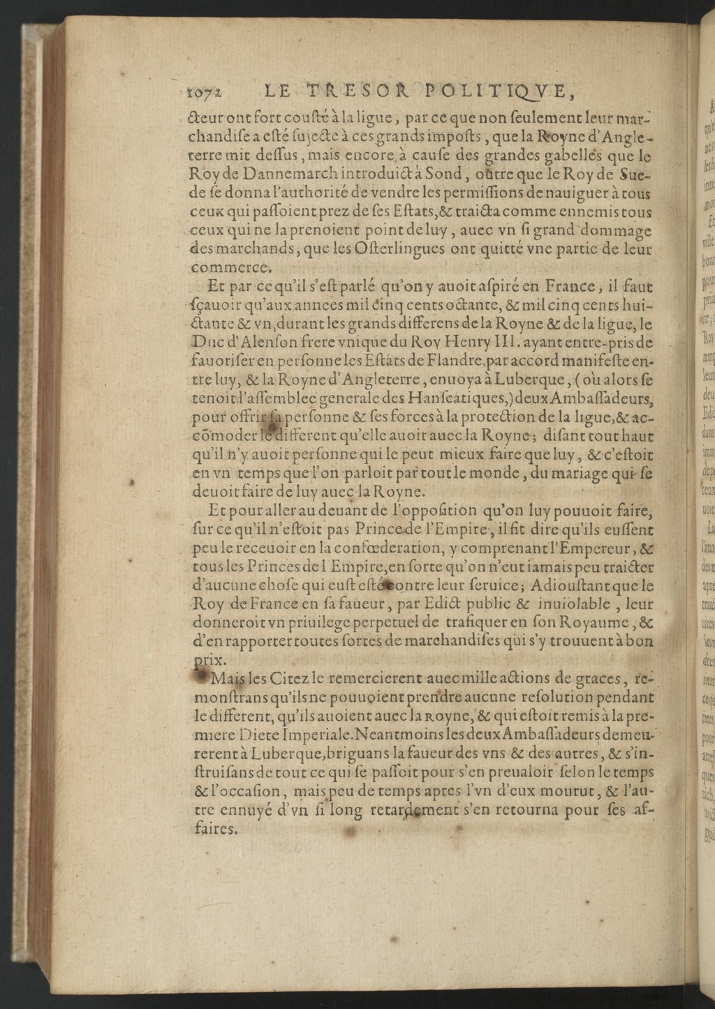 1608 - Nicolas Du Fossé - Trésor politique - BnF Tolbiac