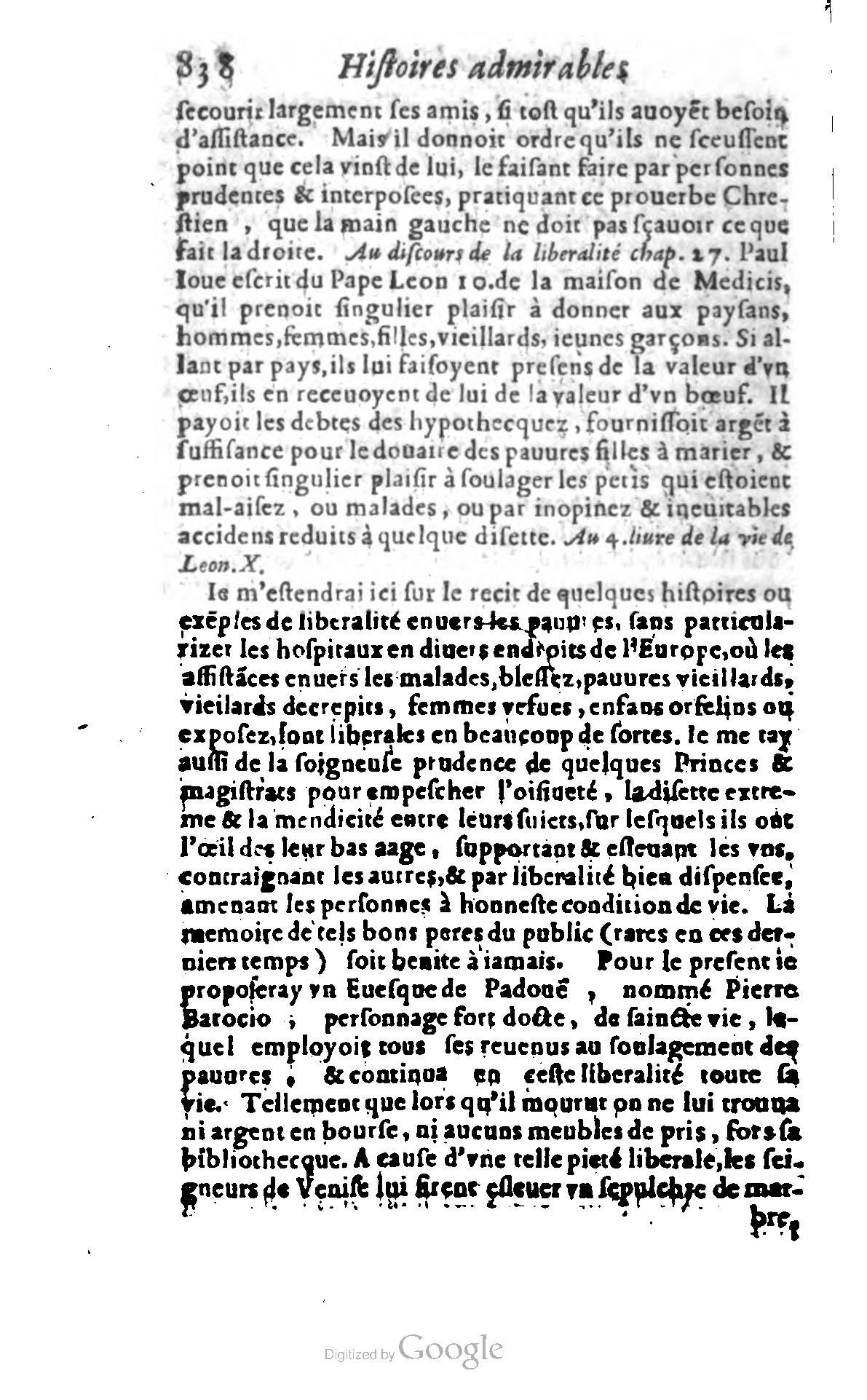 1620 - Samuel Crespin - Trésor d’histoires admirables et mémorables - BCU Lausanne