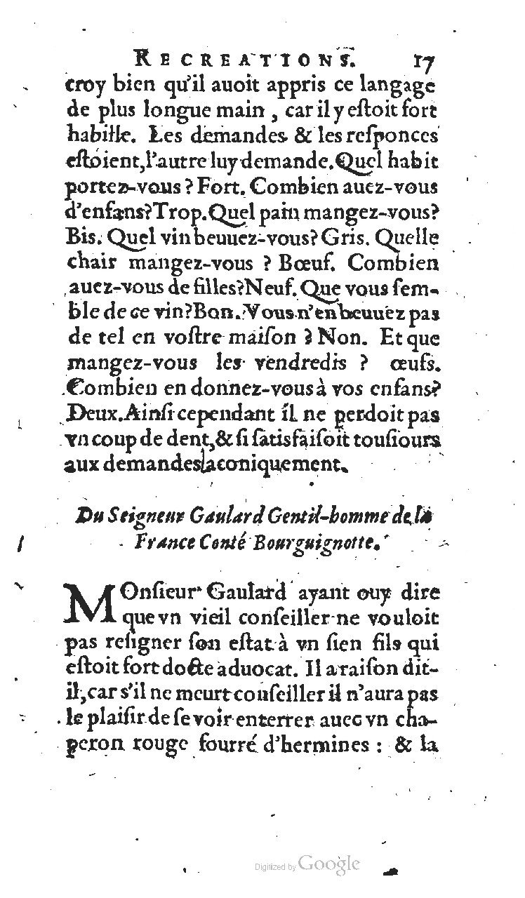 1627 - Jean Delamare - Trésor des récréations - BSB Munich