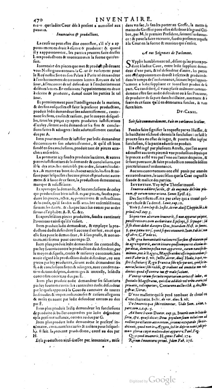 1629 - Veuve Nicolas Buon - Trésor du droit français (29620 T. 2) - BM Lyon
