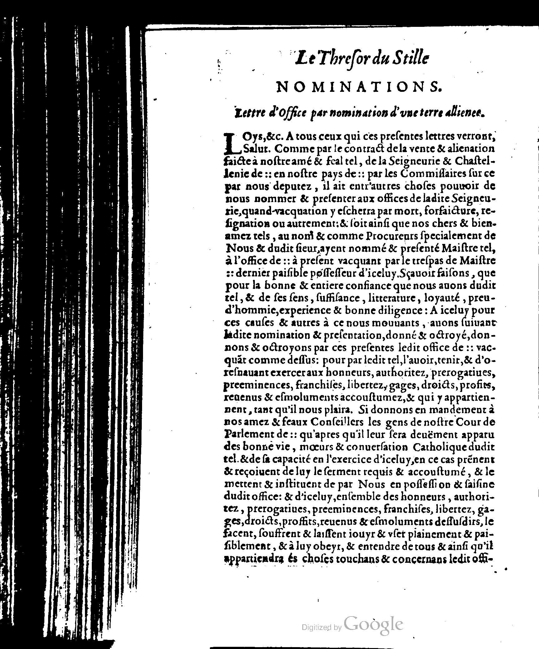 1614 - Jean Richer - Trésor du nouveau style et protocole de la chancellerie de France - BSB Munich 1614 - Jean Richer - Trésor du nouveau style et protocole de la chancellerie de France - BSB Munich
