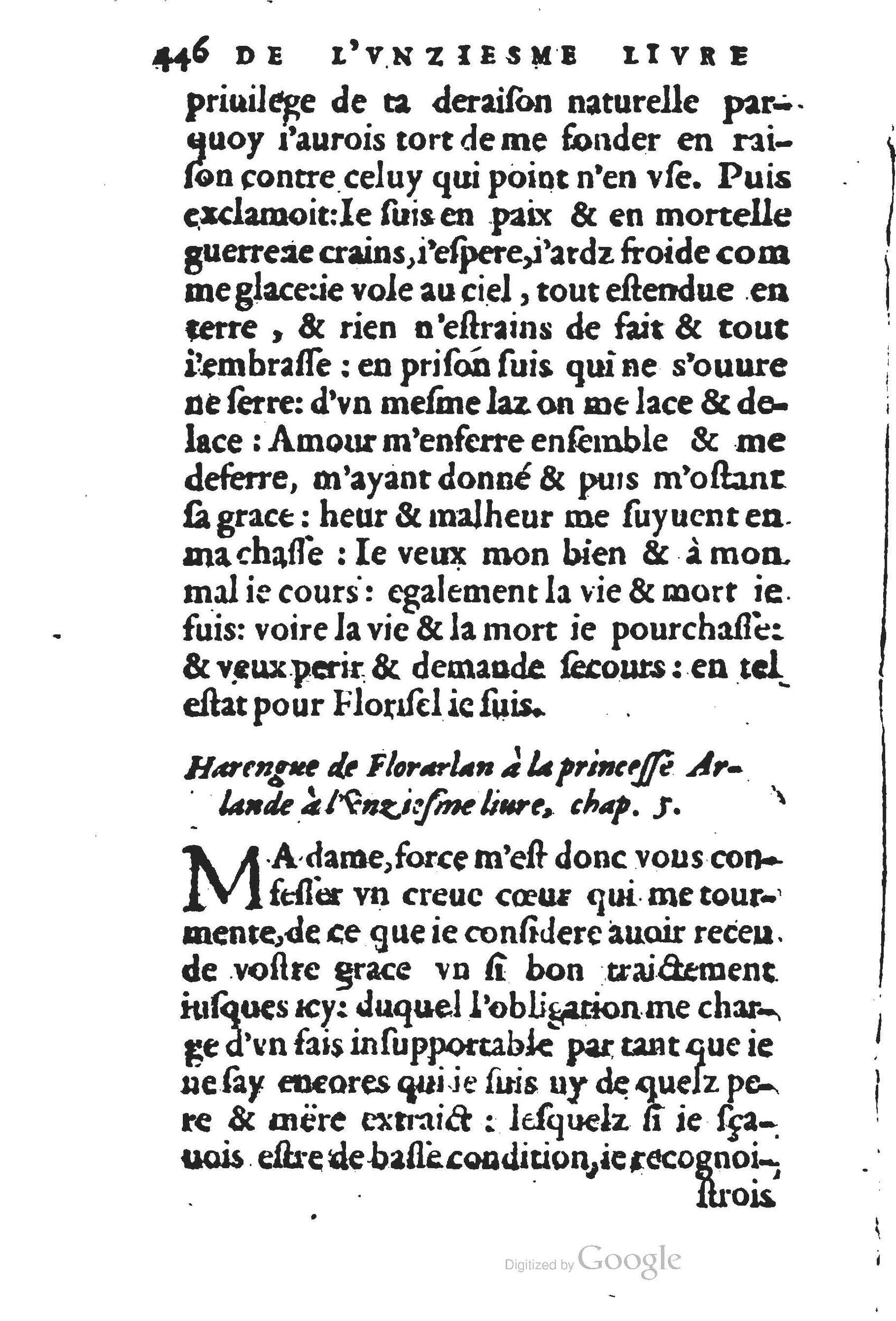 1560 - Jean d’Ogerolles et Gabriel Cotier Lyon - Trésor des Amadis - BSB Munich