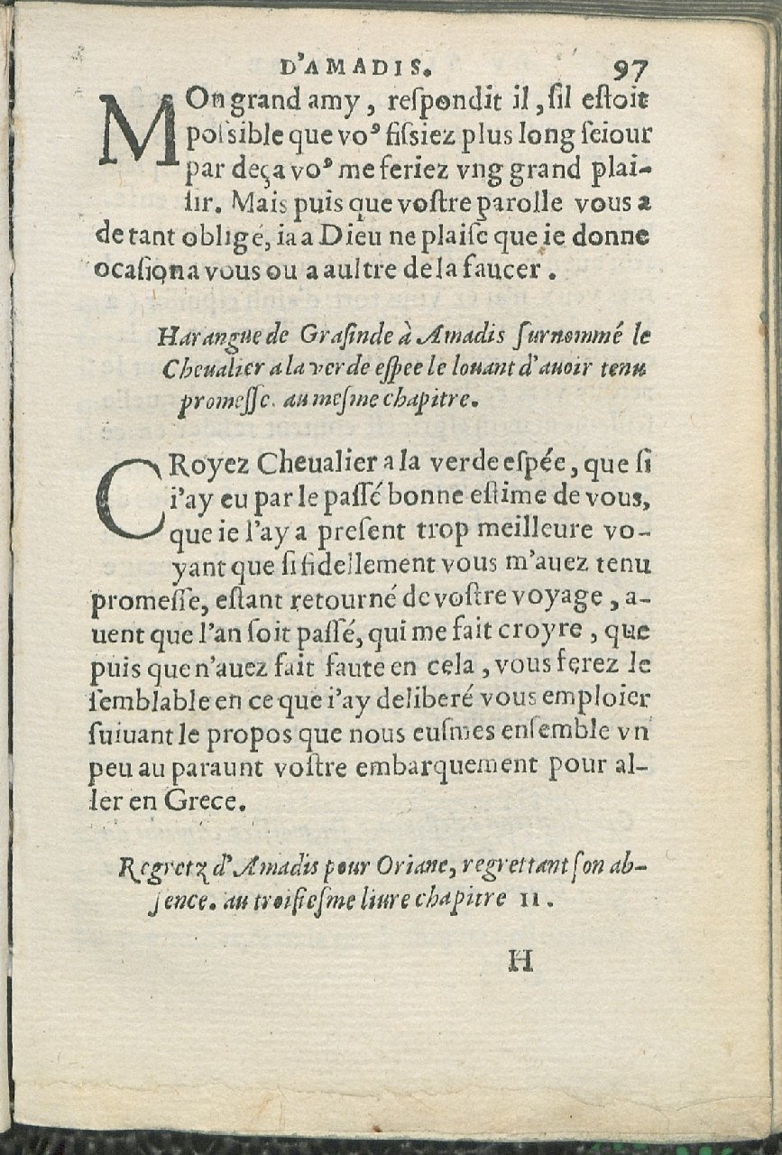 1559 - Pierre Regnard - Trésor des Amadis - Det KLG Copenhague