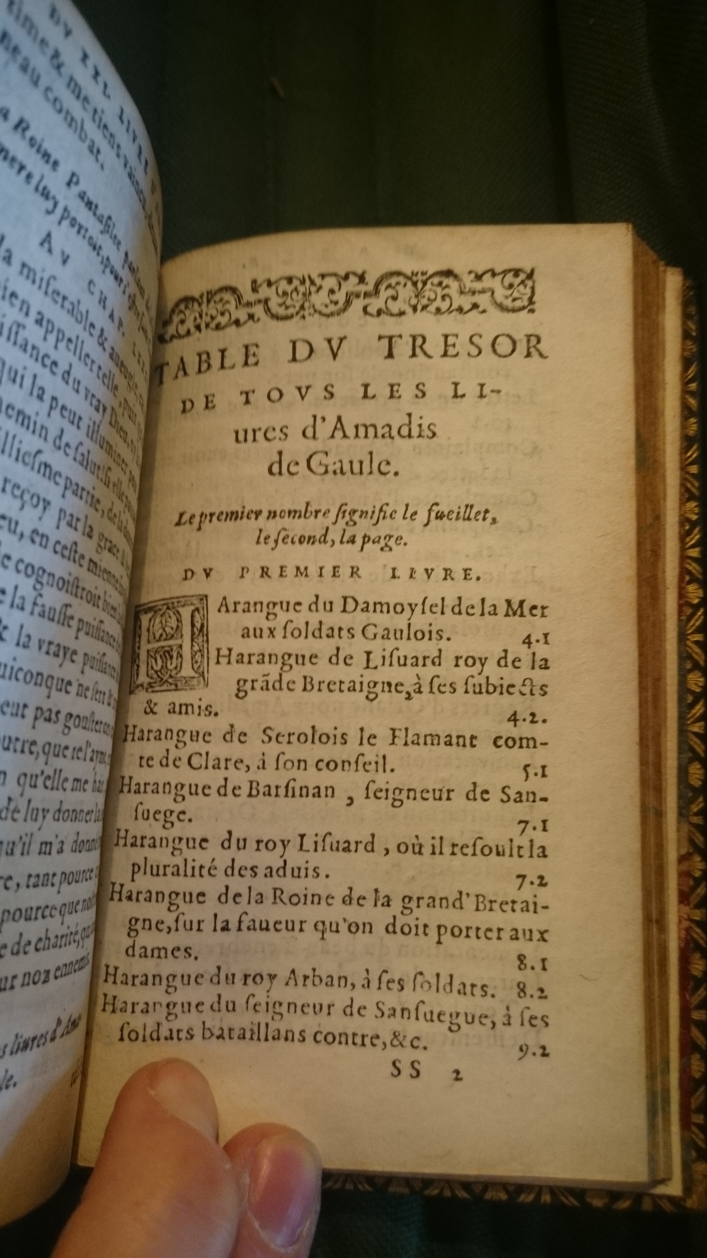 1582 - Jean Huguetan - Trésor des Amadis - BnF Arsenal