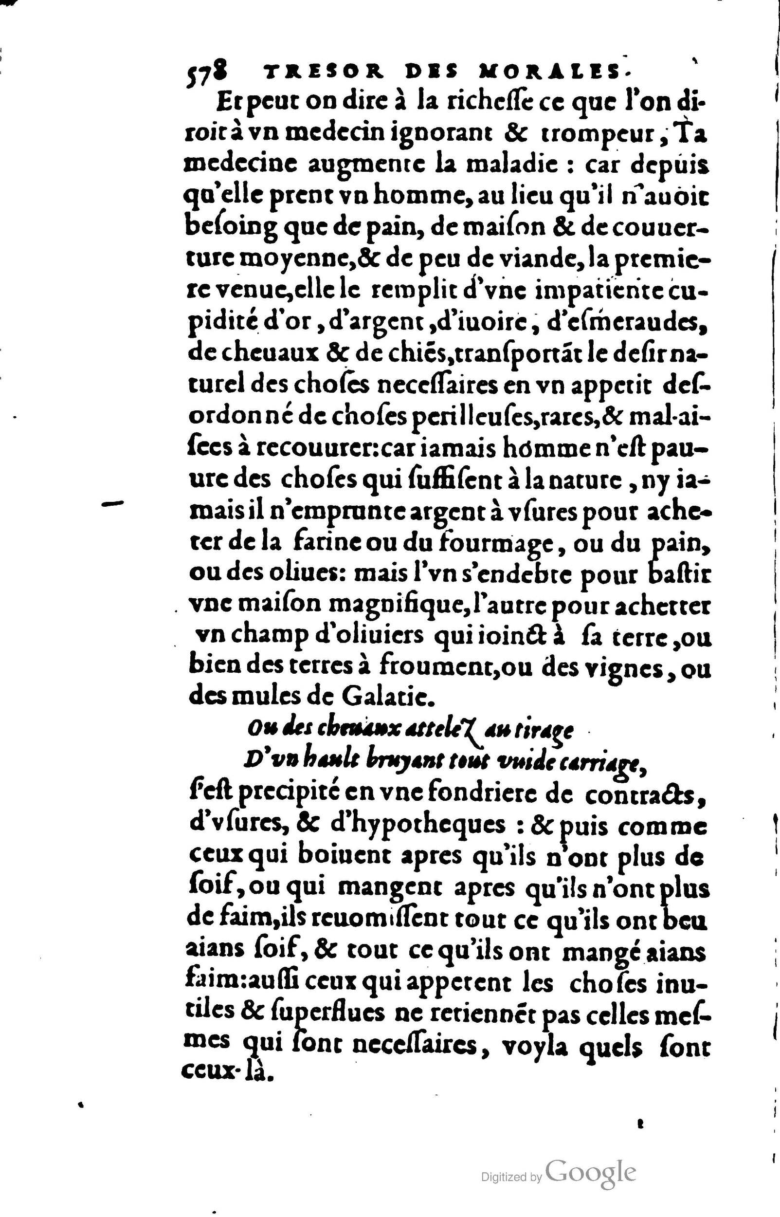 1578 - Jean Poupy - Trésor des morales de Plutarque - BSB Munich
