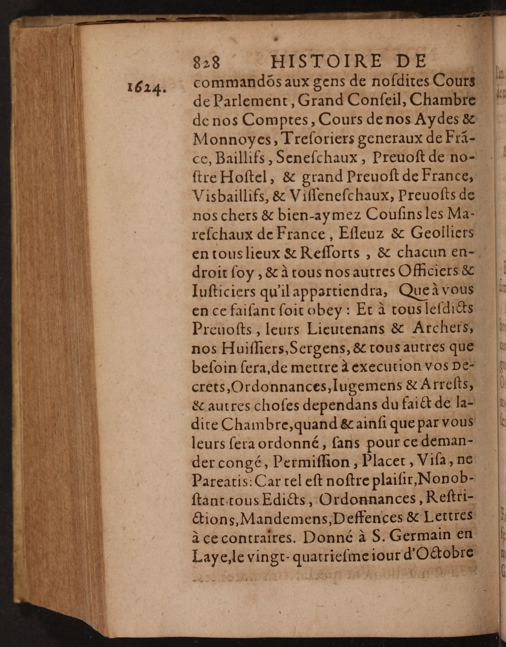 1626 - Joseph Bouillerot - Trésor de l’histoire générale de notre temps - BnF Arsenal