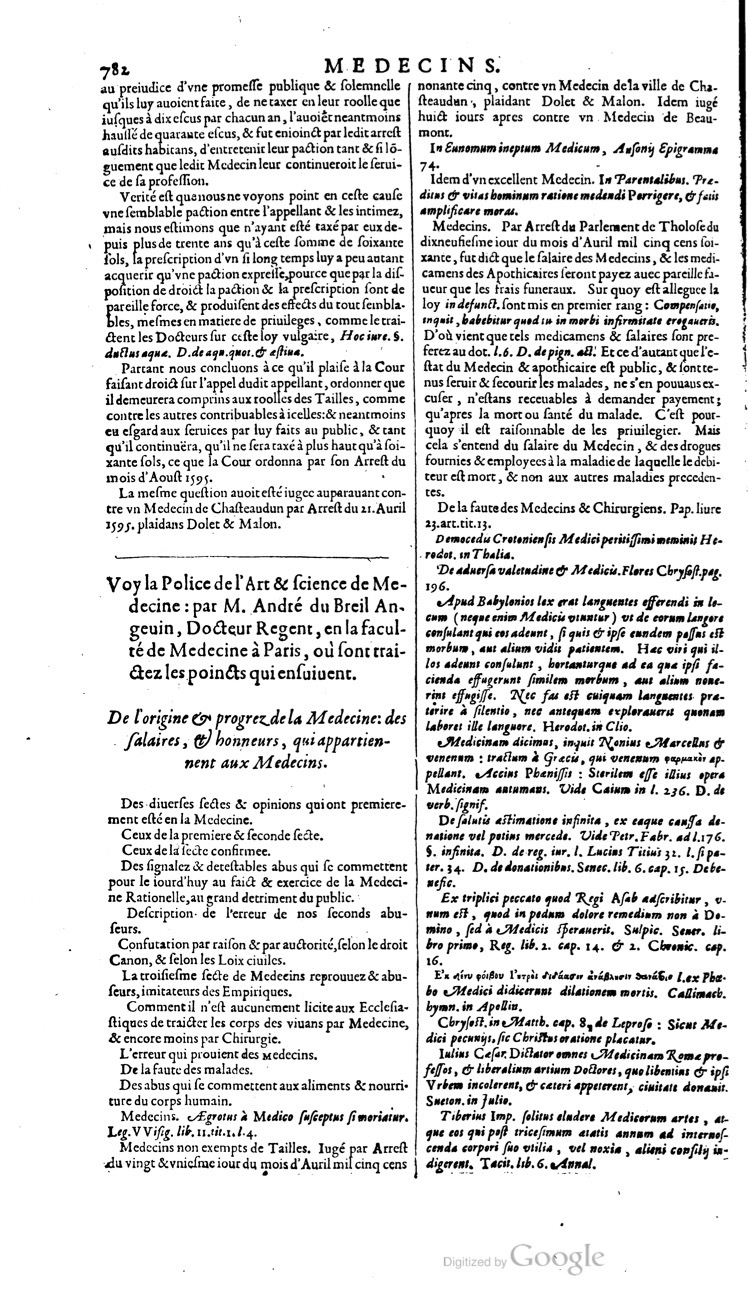 1629 - Veuve Nicolas Buon - Trésor du droit français (21754 T. 2) - BM Lyon