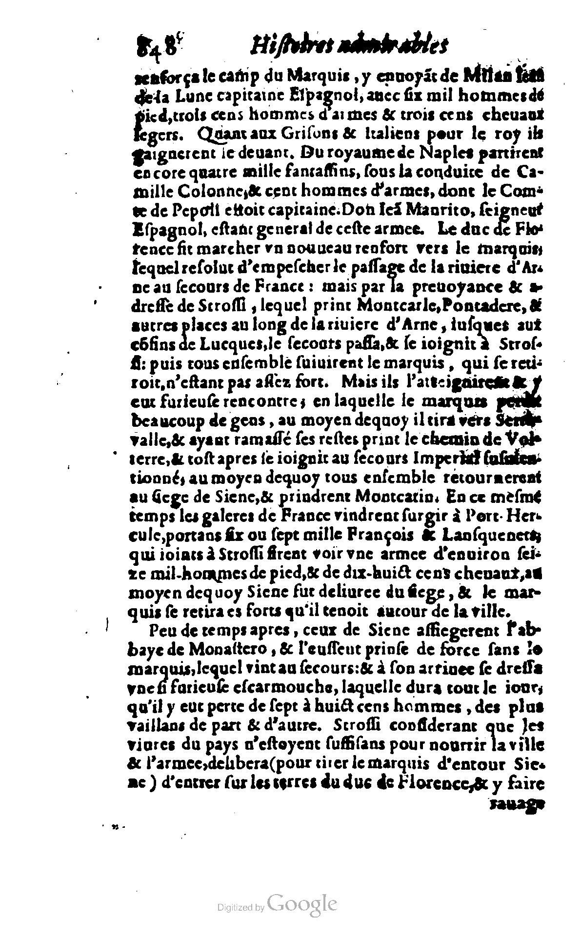 1620 - Samuel Crespin - Trésor d’histoires admirables et mémorables - BCU Lausanne
